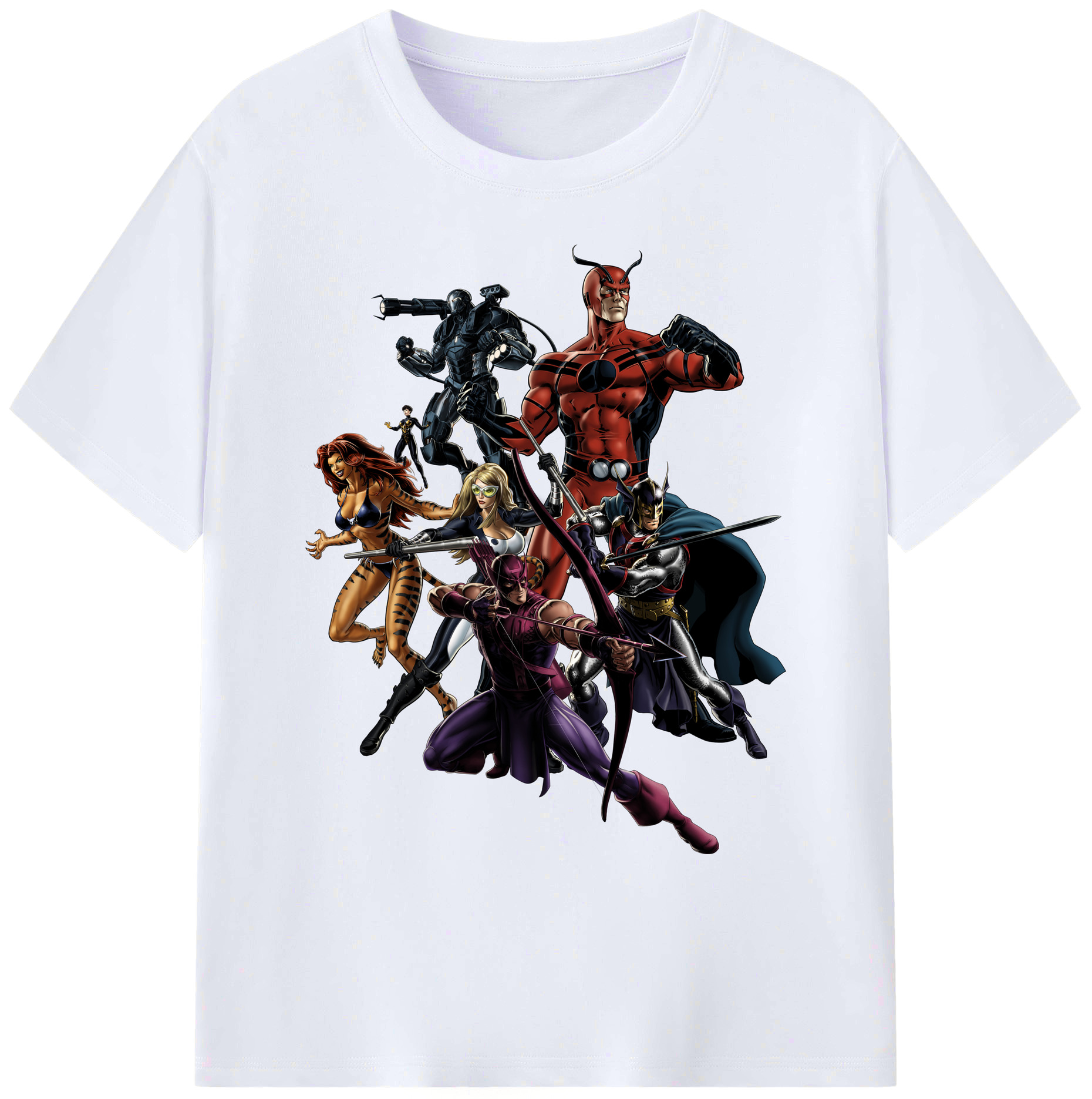 （画像用） アベンジャーズ The Avengers 綿100％ メンズ半袖Tシャツ｜肌触りやわらか＆通気性