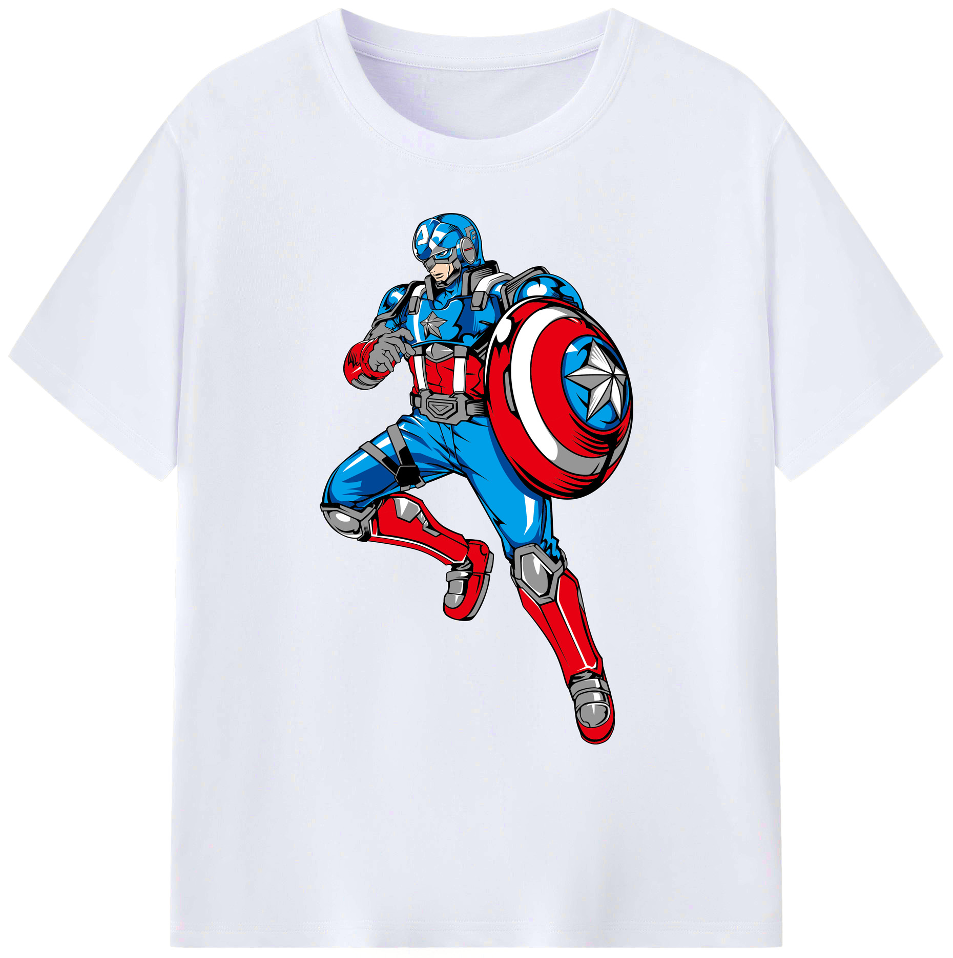 （画像用） アベンジャーズ The Avengers 綿100％ メンズ半袖Tシャツ｜肌触りやわらか＆通気性