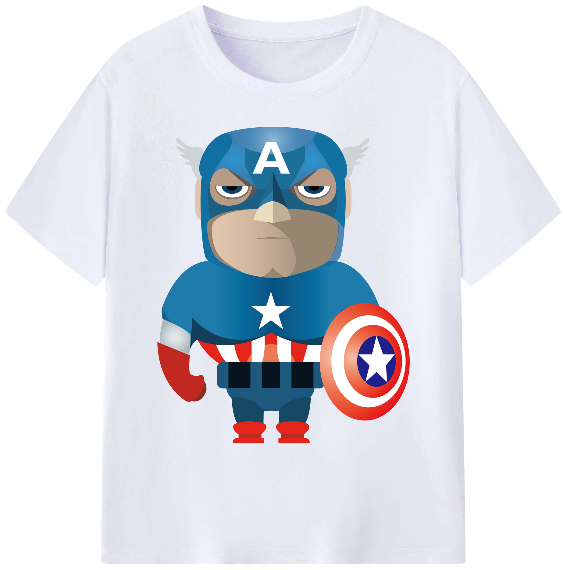 （画像用） アベンジャーズ The Avengers 綿100％ メンズ半袖Tシャツ｜肌触りやわらか＆通気性