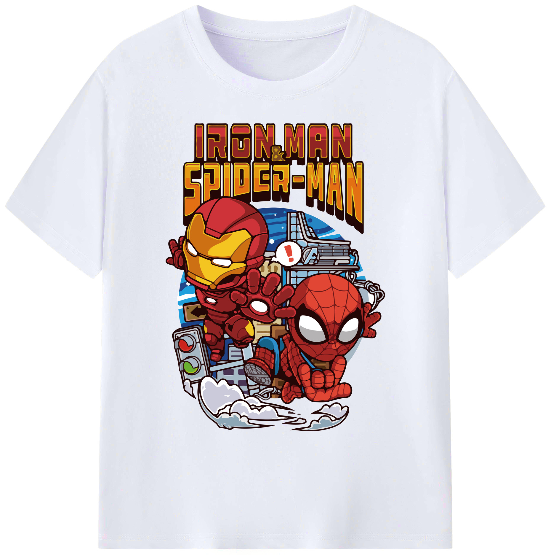 （画像用） アベンジャーズ The Avengers 綿100％ メンズ半袖Tシャツ｜肌触りやわらか＆通気性