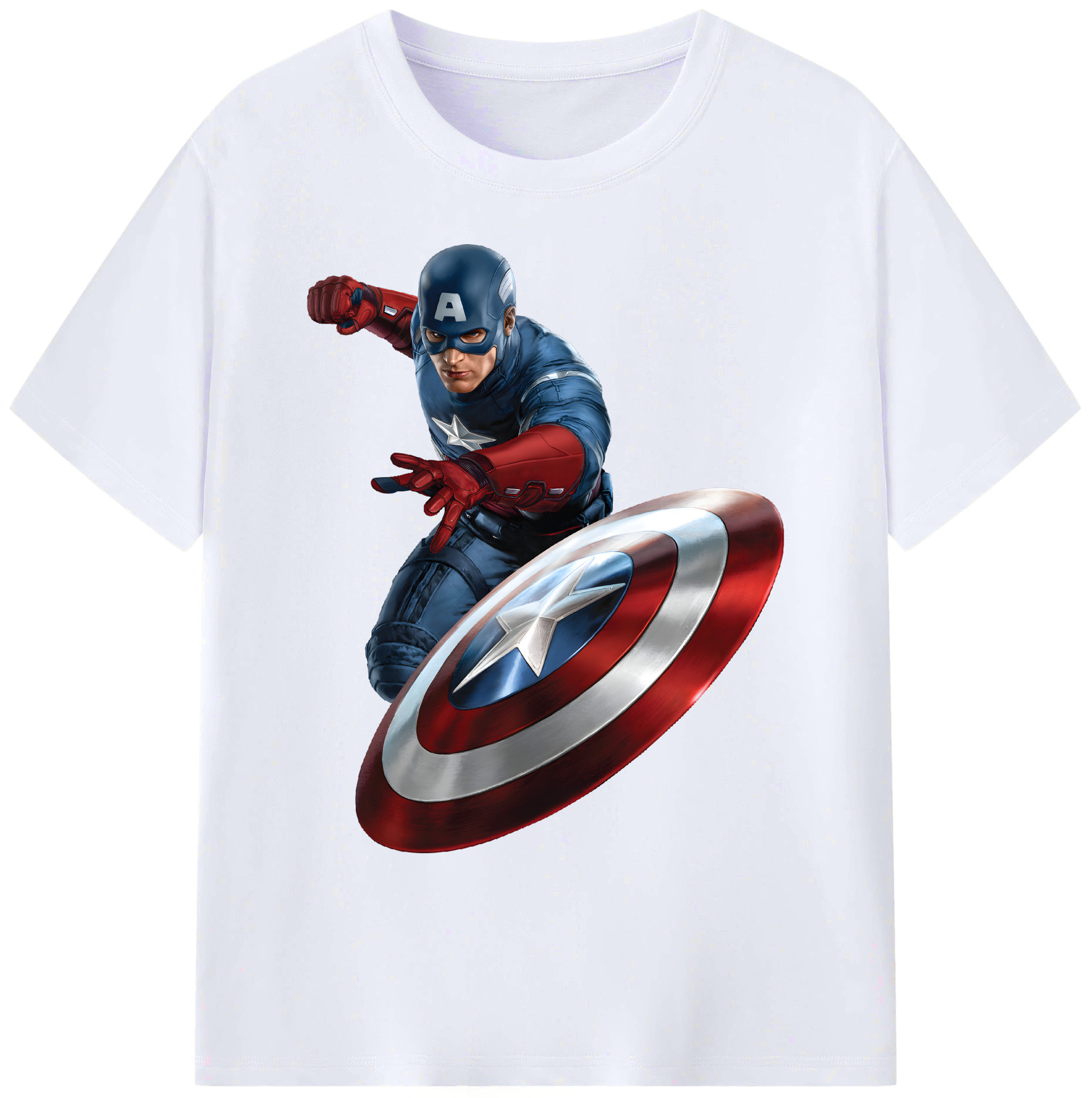 （画像用） アベンジャーズ The Avengers 綿100％ メンズ半袖Tシャツ｜肌触りやわらか＆通気性
