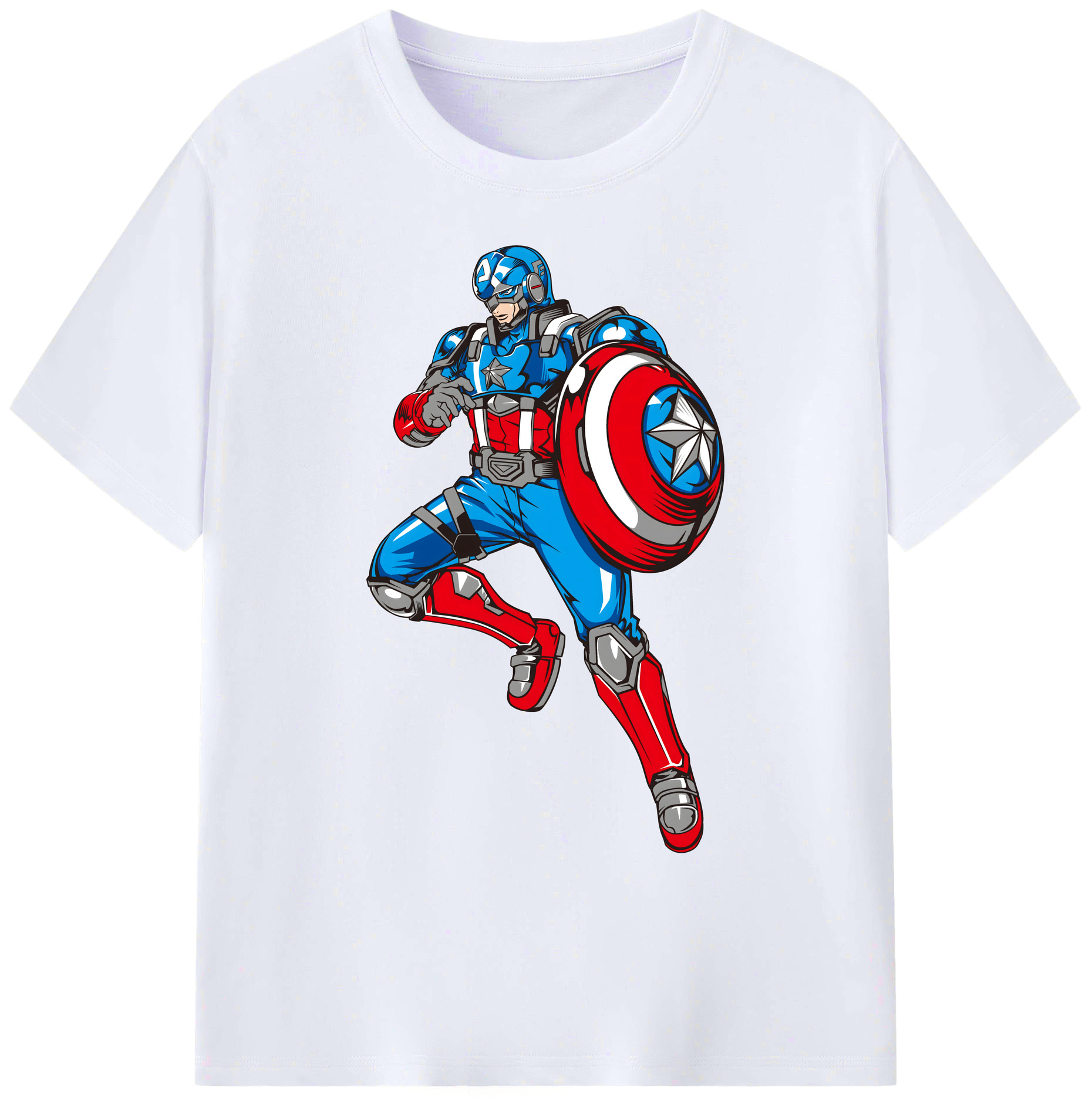 （画像用） アベンジャーズ The Avengers 綿100％ メンズ半袖Tシャツ｜肌触りやわらか＆通気性