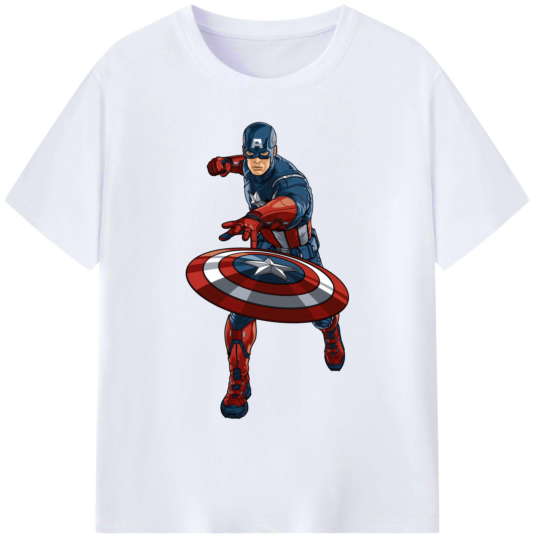 （画像用） アベンジャーズ The Avengers 綿100％ メンズ半袖Tシャツ｜肌触りやわらか＆通気性