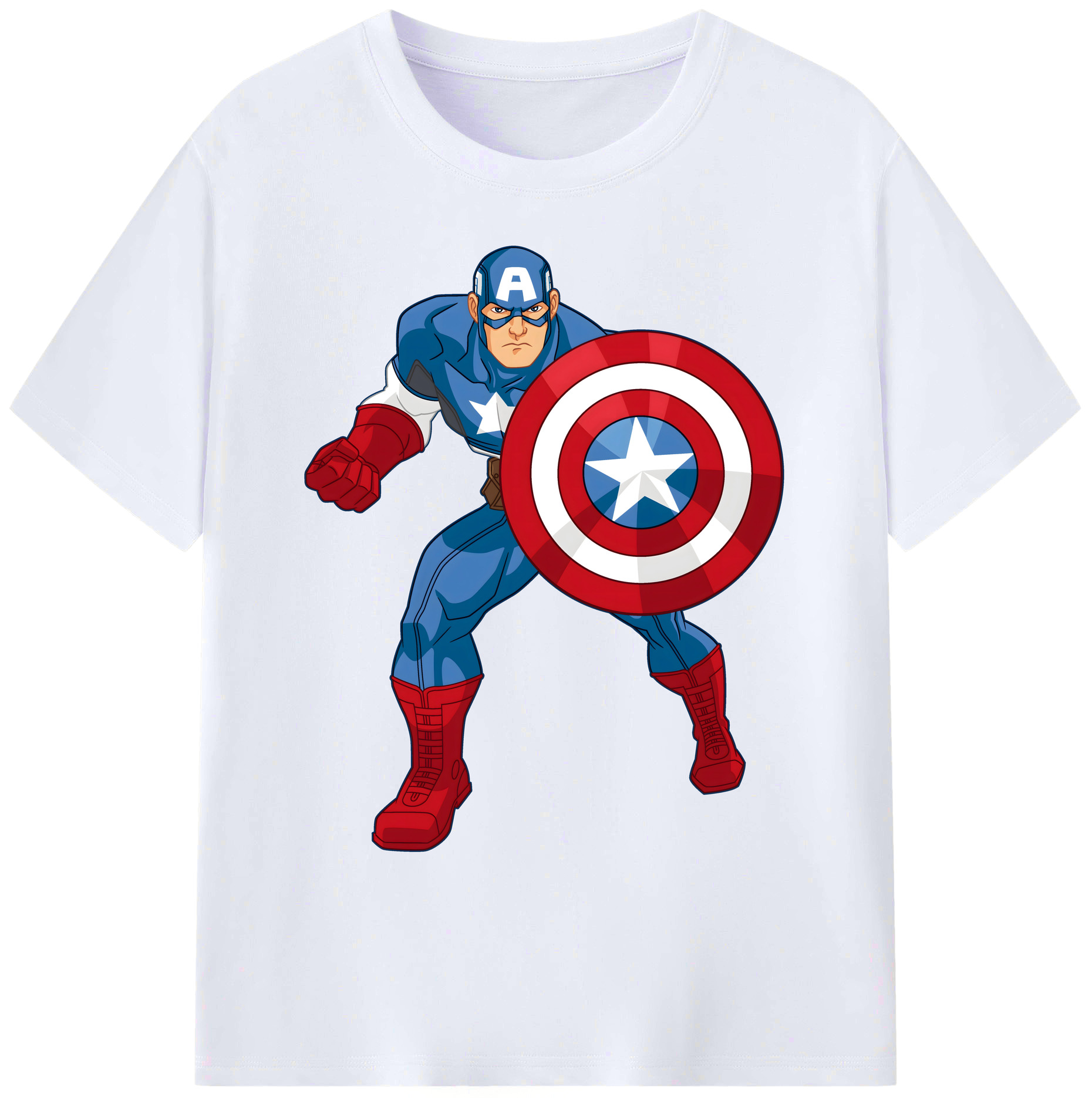 （画像用） アベンジャーズ The Avengers 綿100％ メンズ半袖Tシャツ｜肌触りやわらか＆通気性