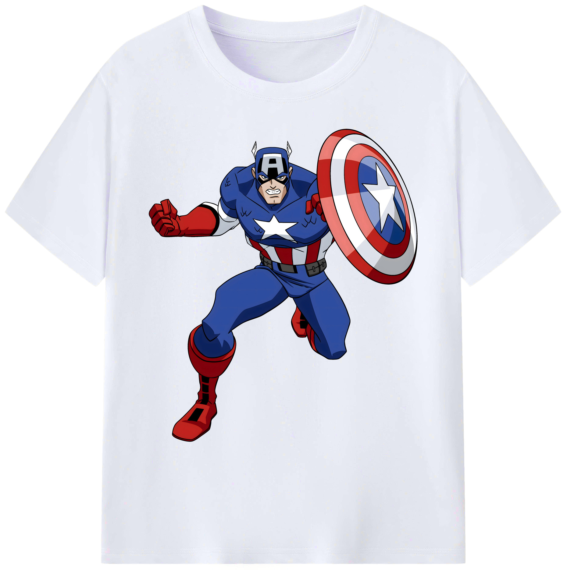 （画像用） アベンジャーズ The Avengers 綿100％ メンズ半袖Tシャツ｜肌触りやわらか＆通気性