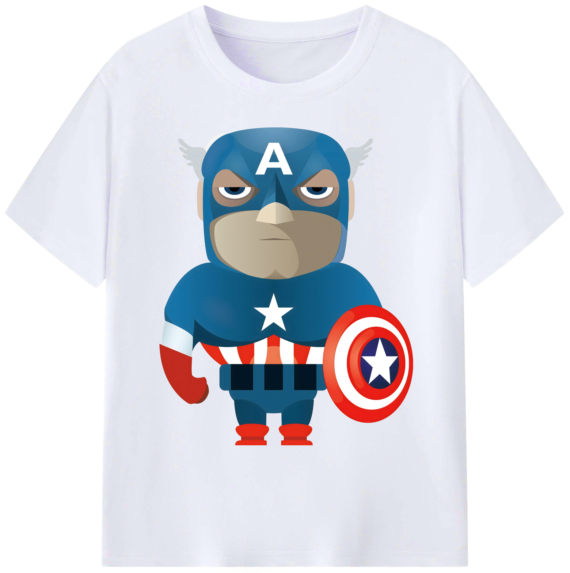 （画像用） アベンジャーズ The Avengers 綿100％ メンズ半袖Tシャツ｜肌触りやわらか＆通気性
