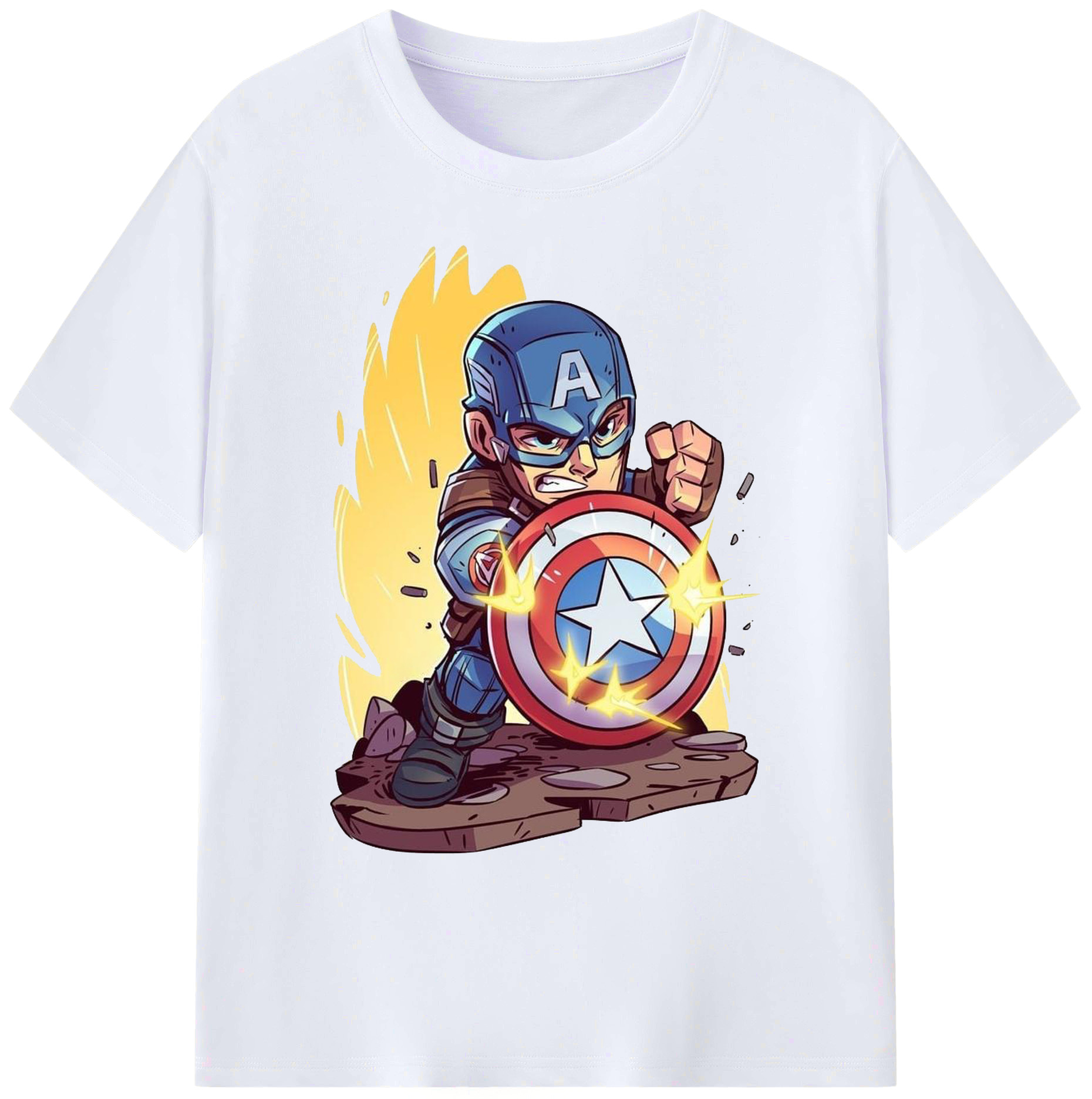 （画像用） アベンジャーズ The Avengers 綿100％ メンズ半袖Tシャツ｜肌触りやわらか＆通気性