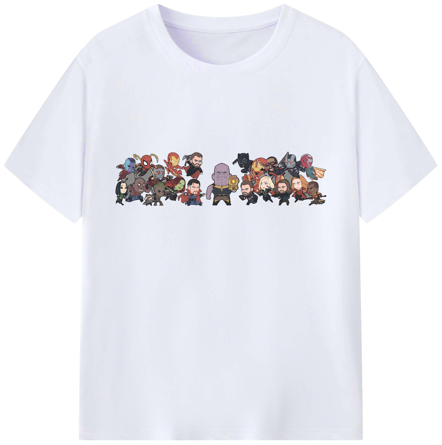 （画像用） アベンジャーズ The Avengers 綿100％ メンズ半袖Tシャツ｜肌触りやわらか＆通気性