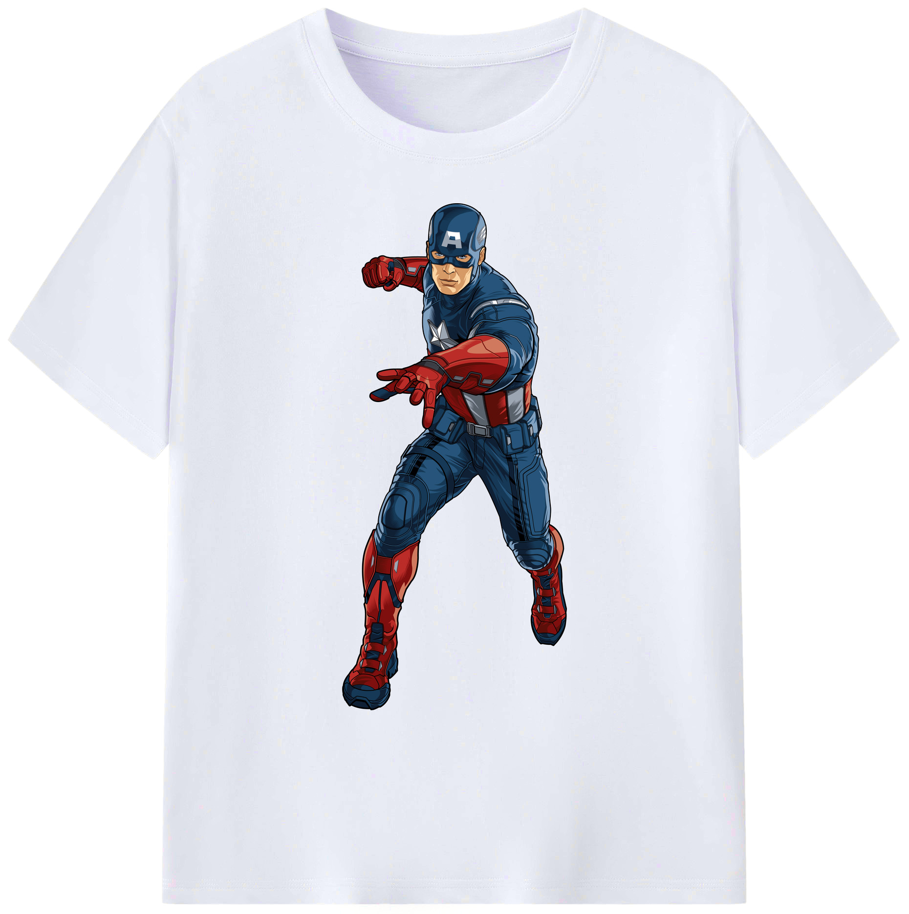 （画像用） アベンジャーズ The Avengers 綿100％ メンズ半袖Tシャツ｜肌触りやわらか＆通気性
