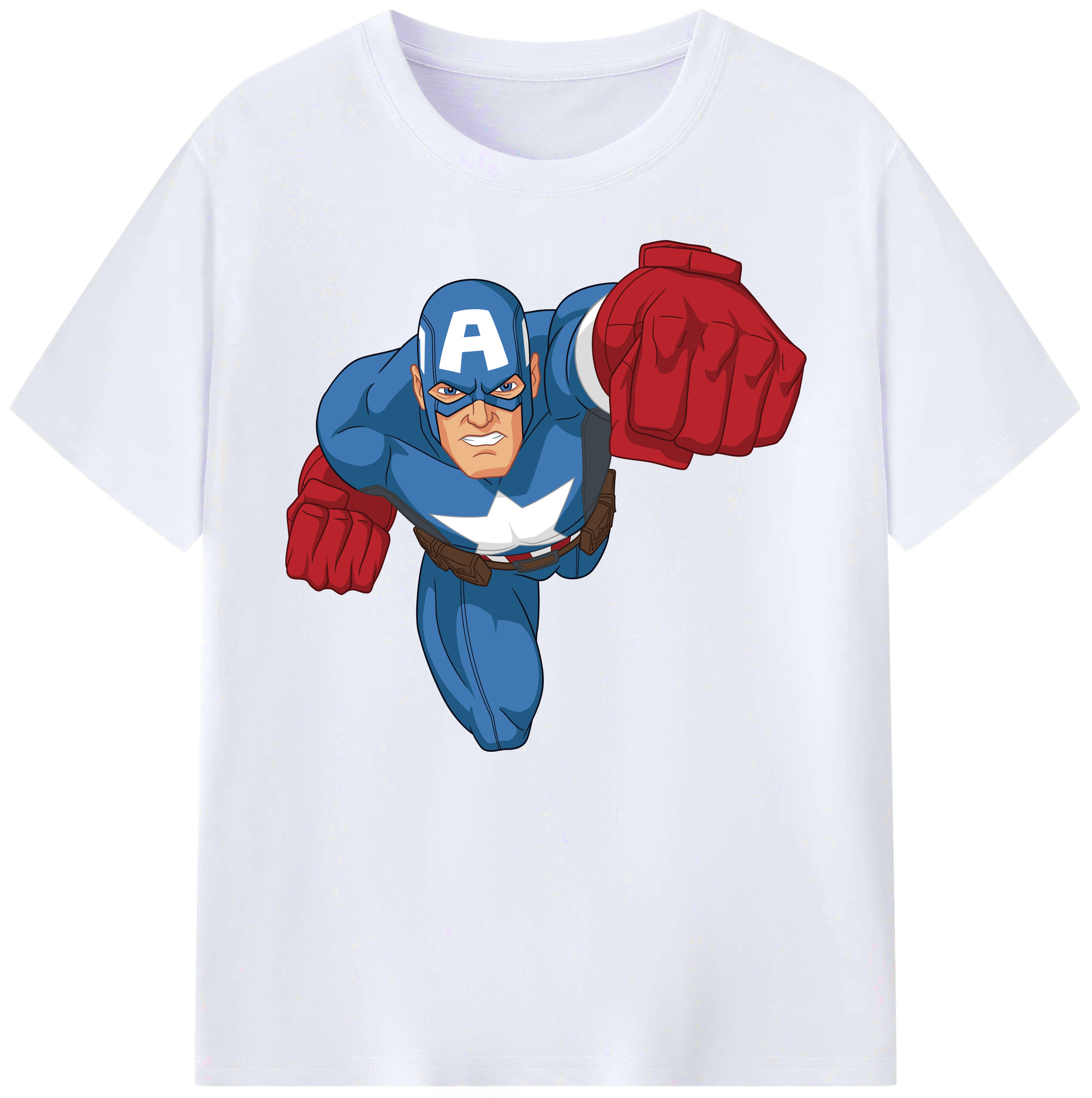 （画像用） アベンジャーズ The Avengers 綿100％ メンズ半袖Tシャツ｜肌触りやわらか＆通気性