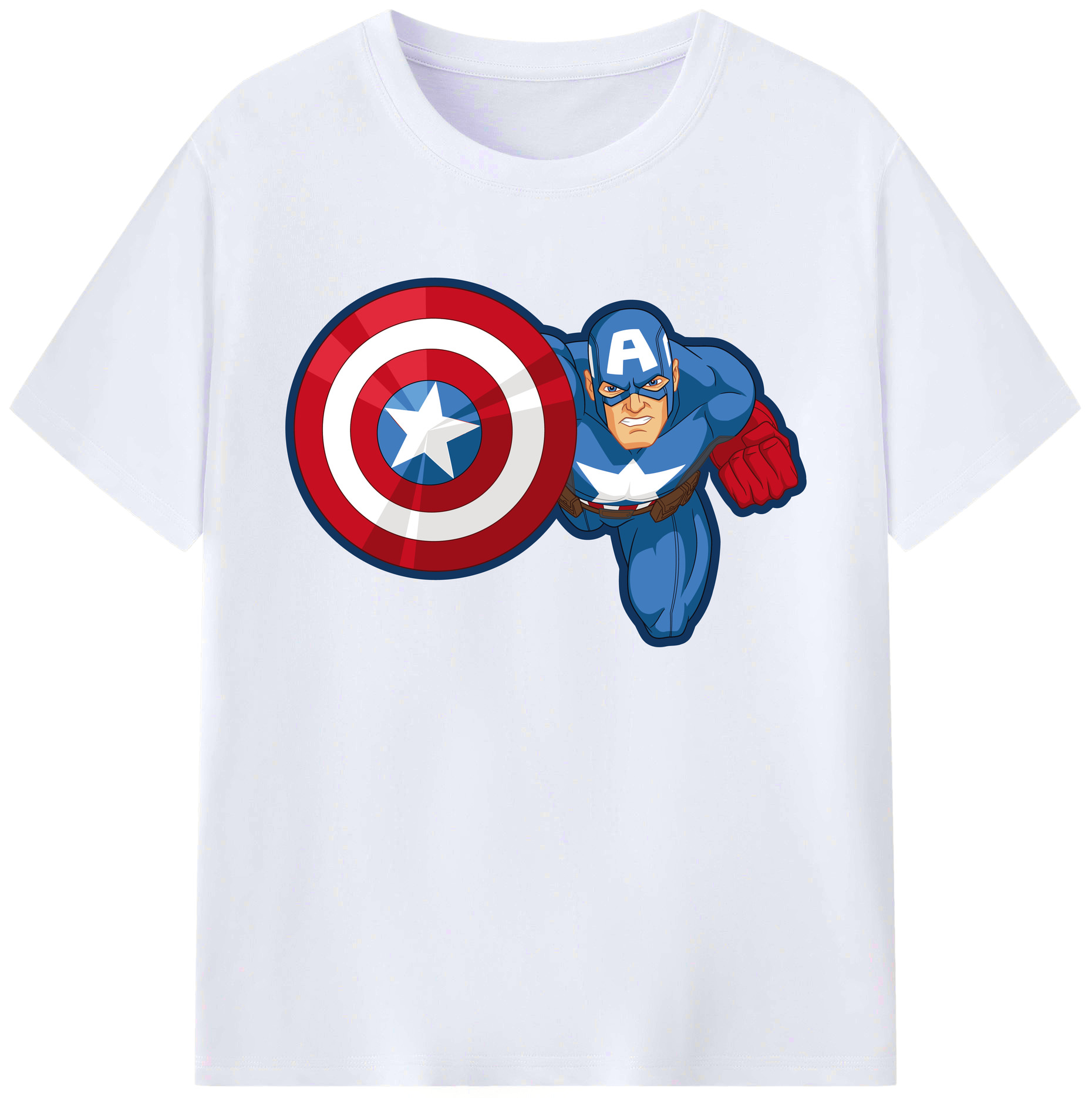 （画像用） アベンジャーズ The Avengers 綿100％ メンズ半袖Tシャツ｜肌触りやわらか＆通気性