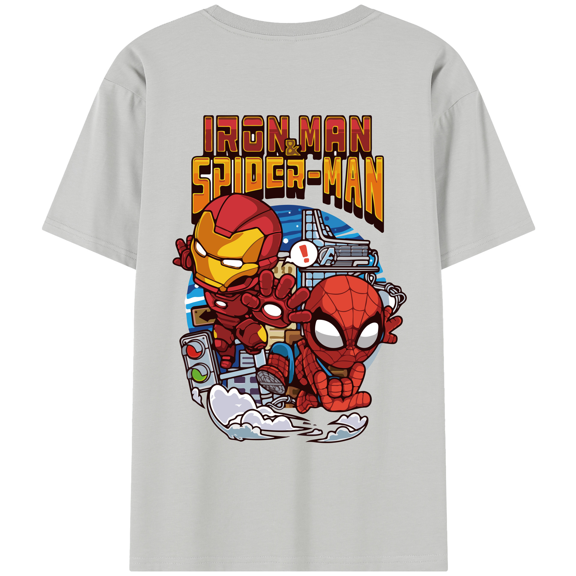 （画像用） アベンジャーズ The Avengers レディース半袖Tシャツ(バックプリント)