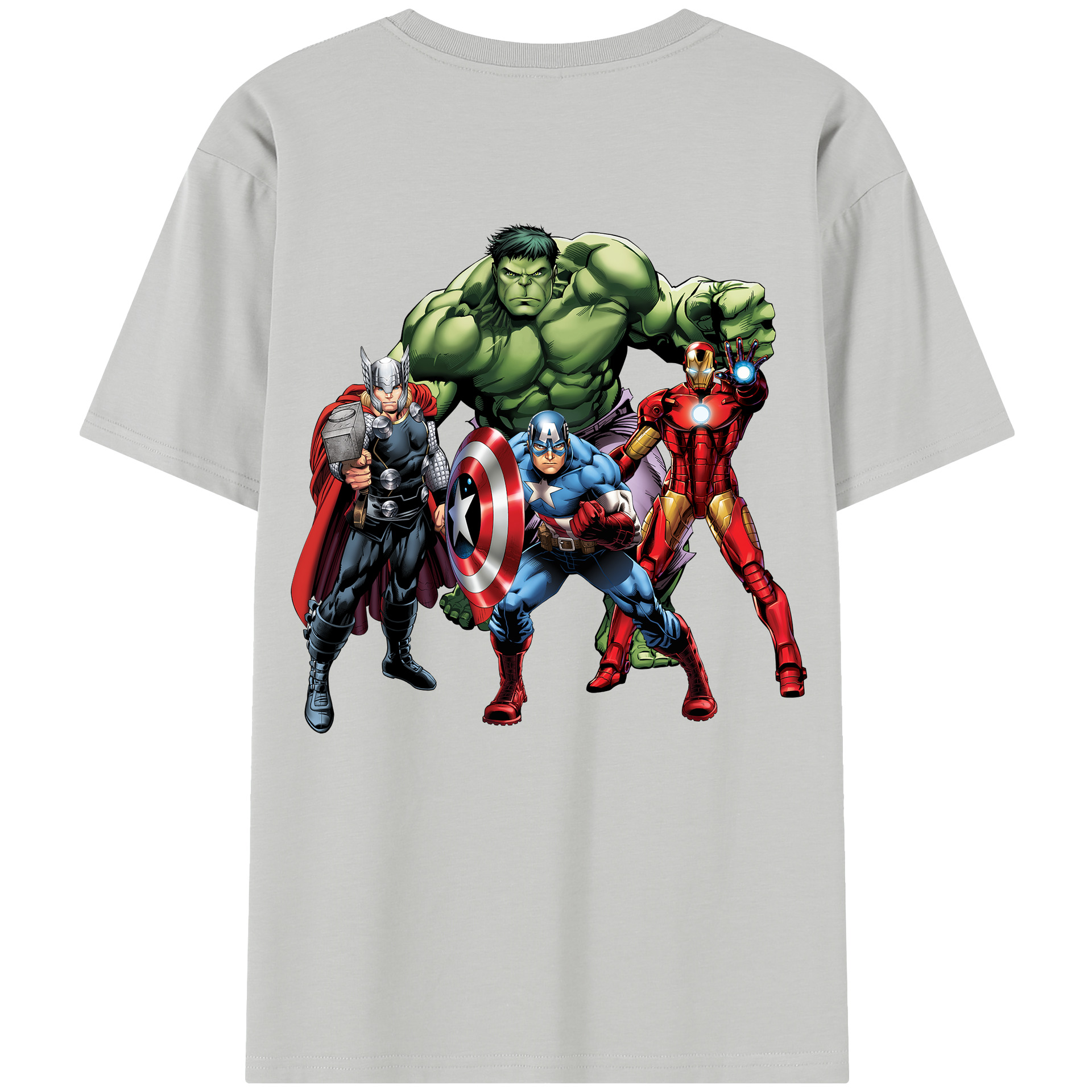 （画像用） アベンジャーズ The Avengers レディース半袖Tシャツ(バックプリント)