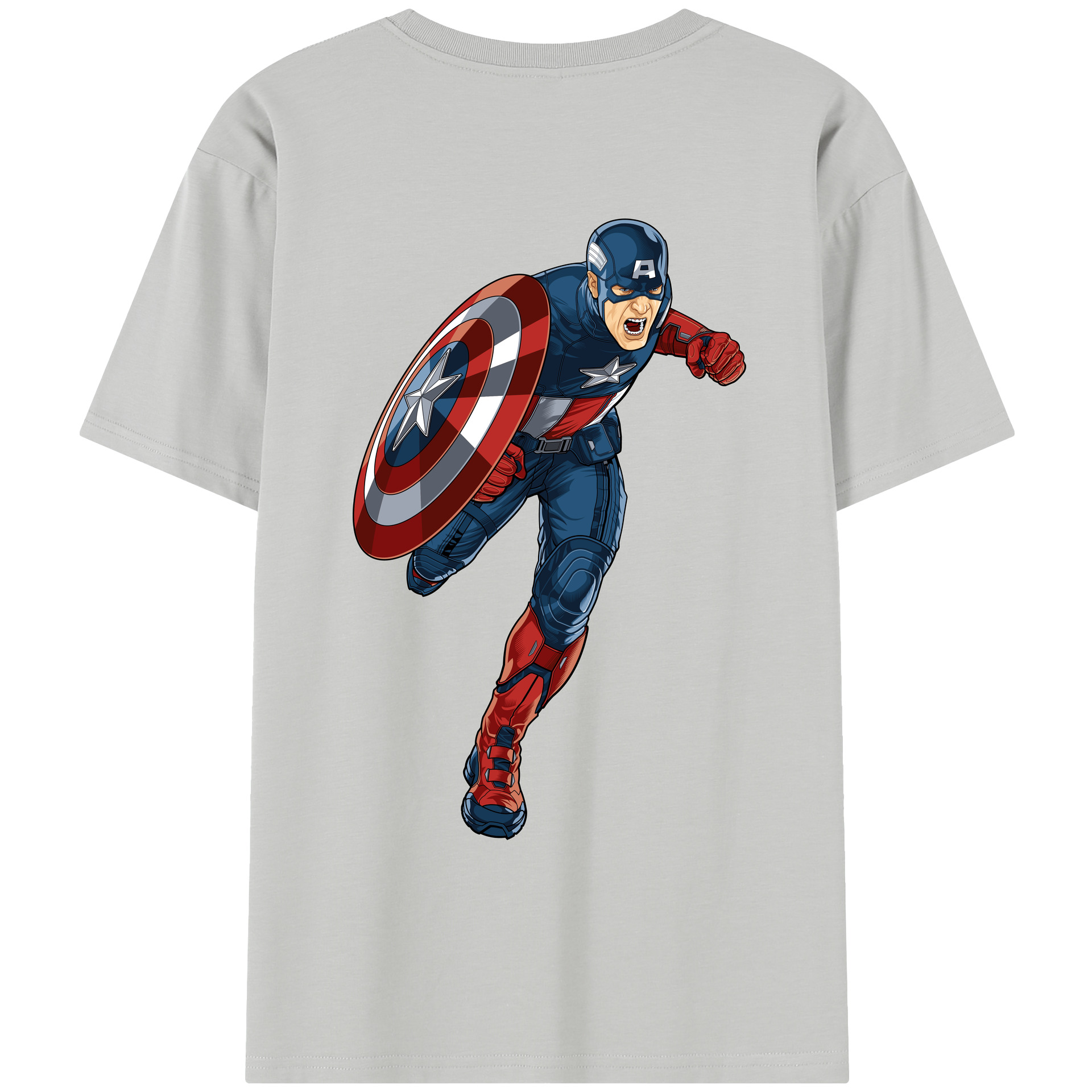 （画像用） アベンジャーズ The Avengers レディース半袖Tシャツ(バックプリント)