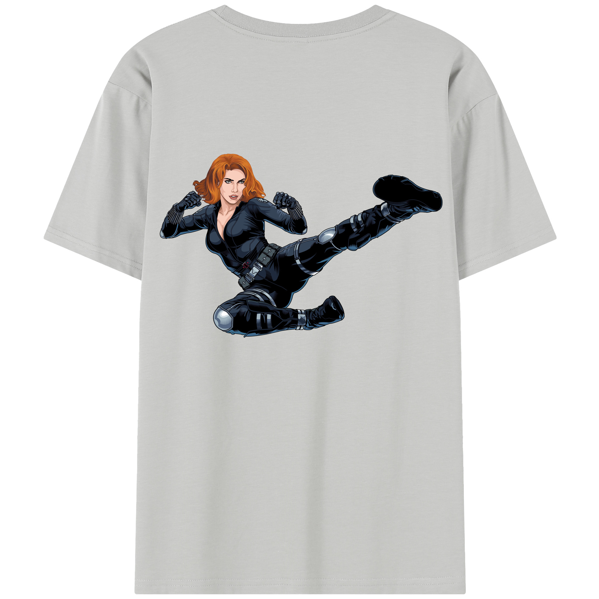（画像用） アベンジャーズ The Avengers レディース半袖Tシャツ(バックプリント)