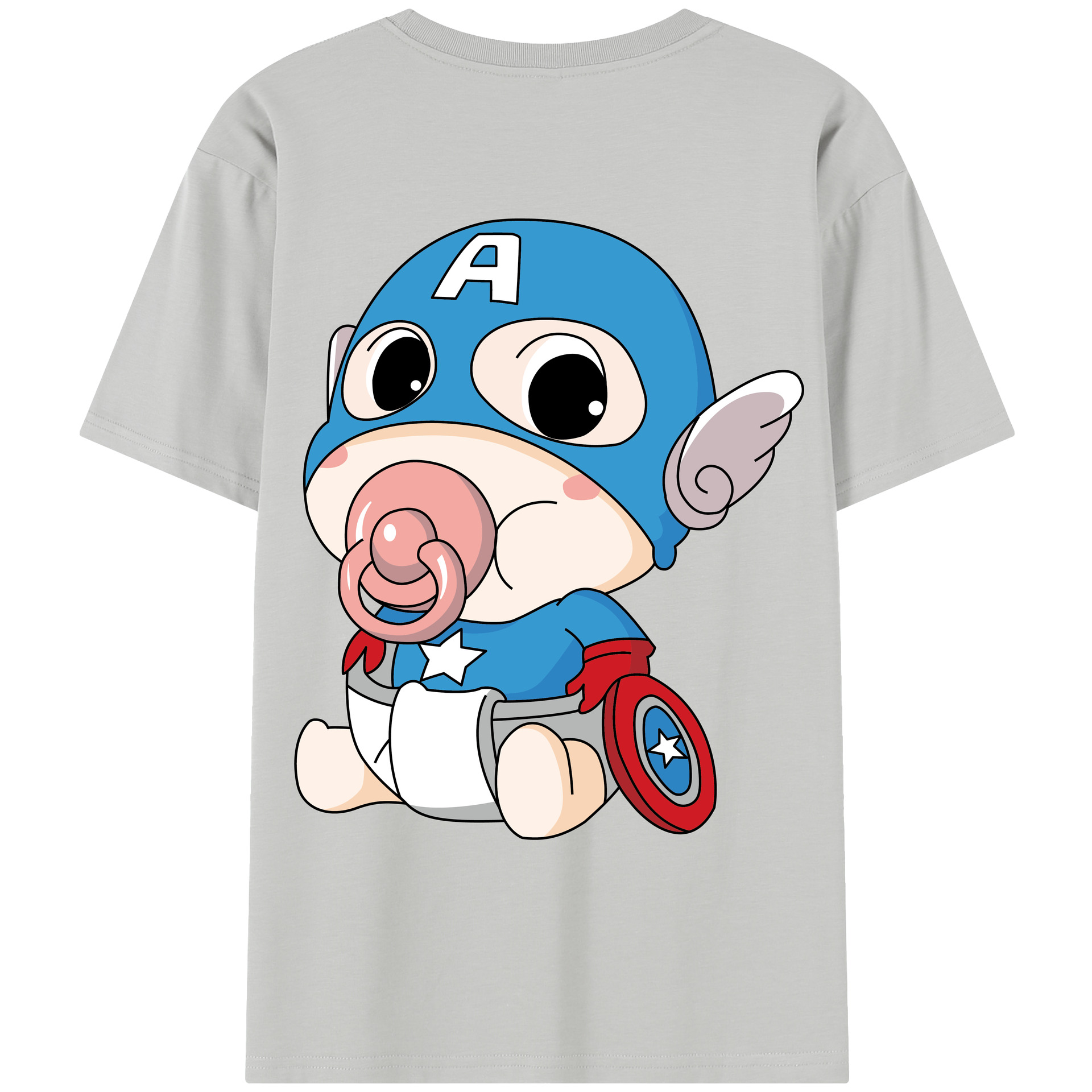 （画像用） アベンジャーズ The Avengers レディース半袖Tシャツ(バックプリント)