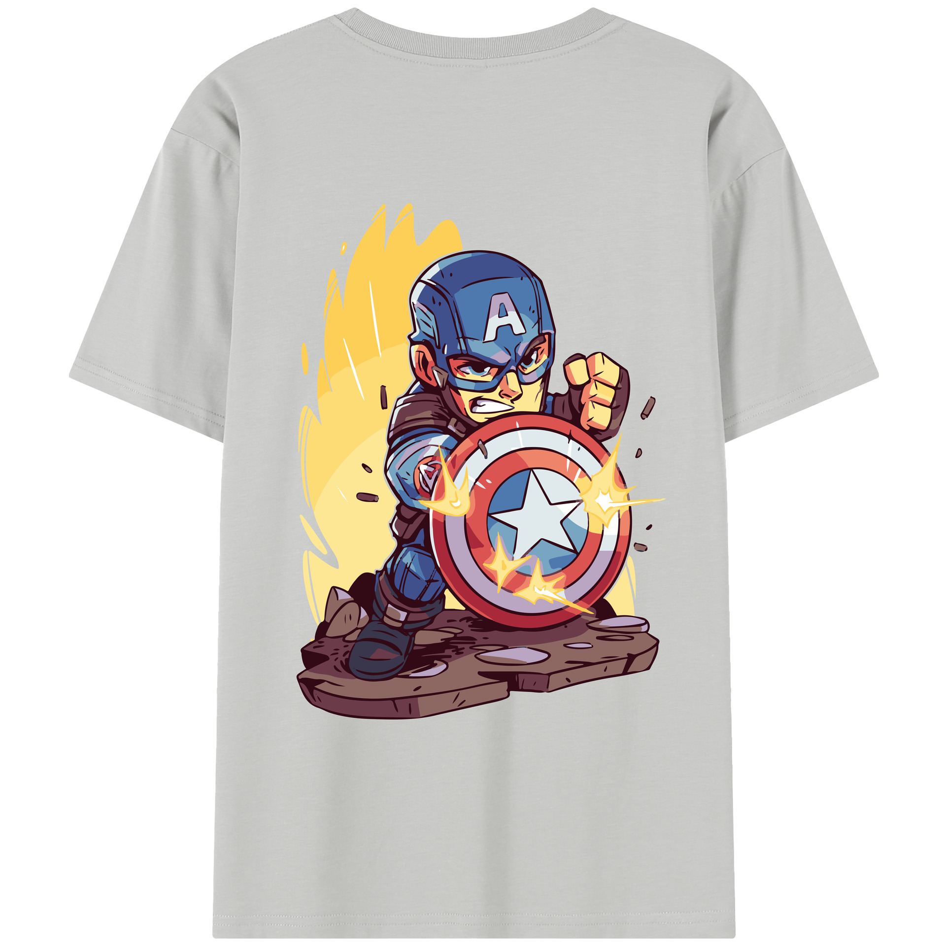 （画像用） アベンジャーズ The Avengers レディース半袖Tシャツ(バックプリント)
