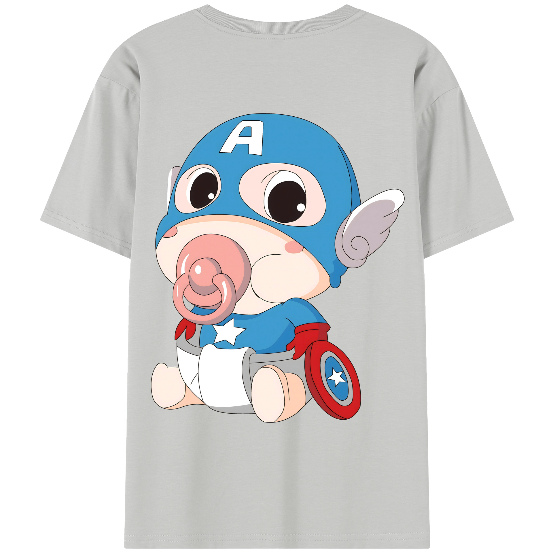 （画像用） アベンジャーズ The Avengers レディース半袖Tシャツ(バックプリント)