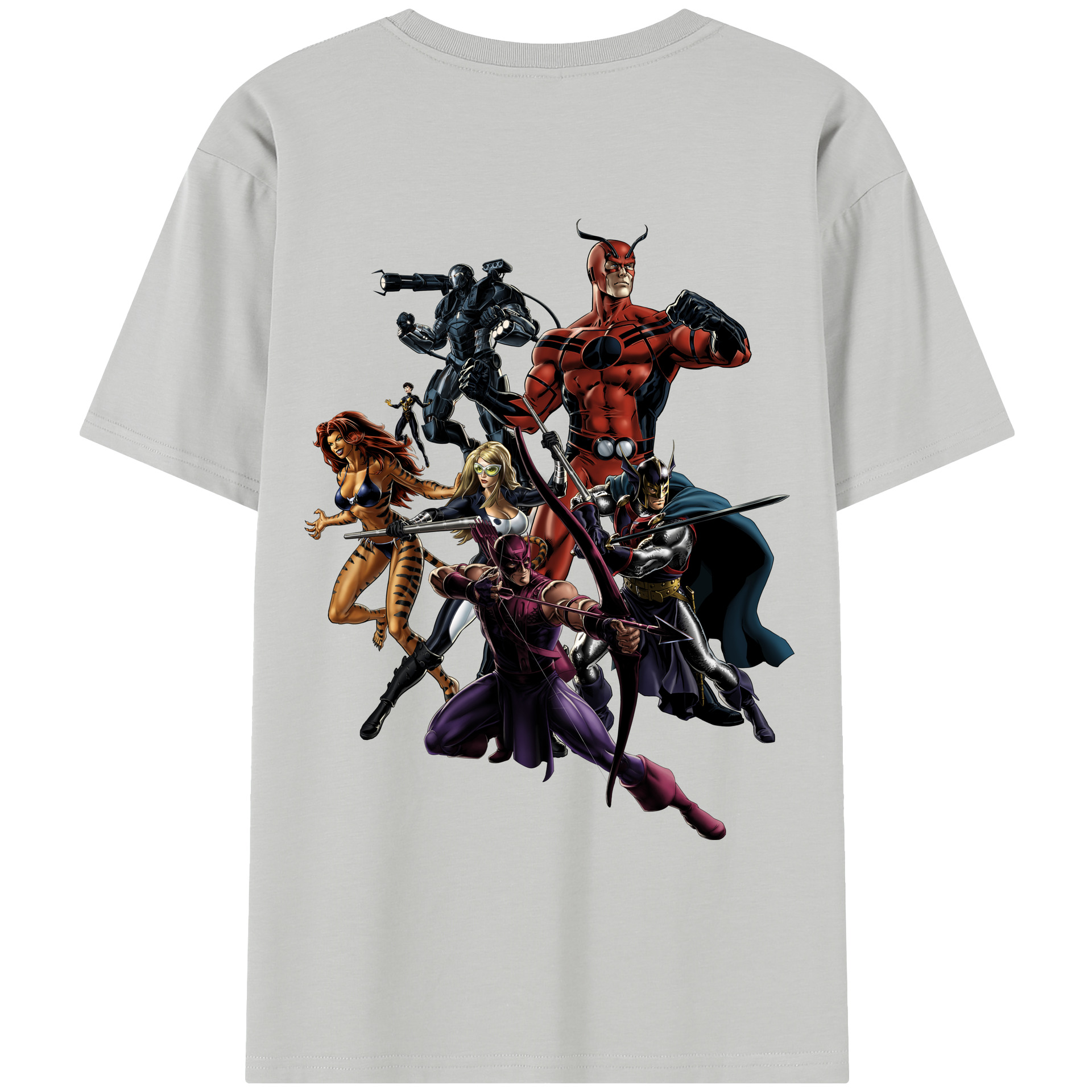 （画像用） アベンジャーズ The Avengers レディース半袖Tシャツ(バックプリント)