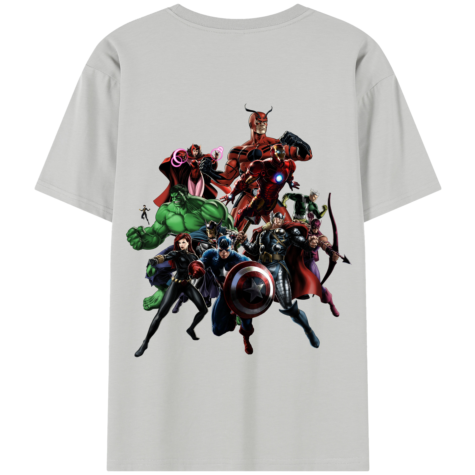 （画像用） アベンジャーズ The Avengers レディース半袖Tシャツ(バックプリント)