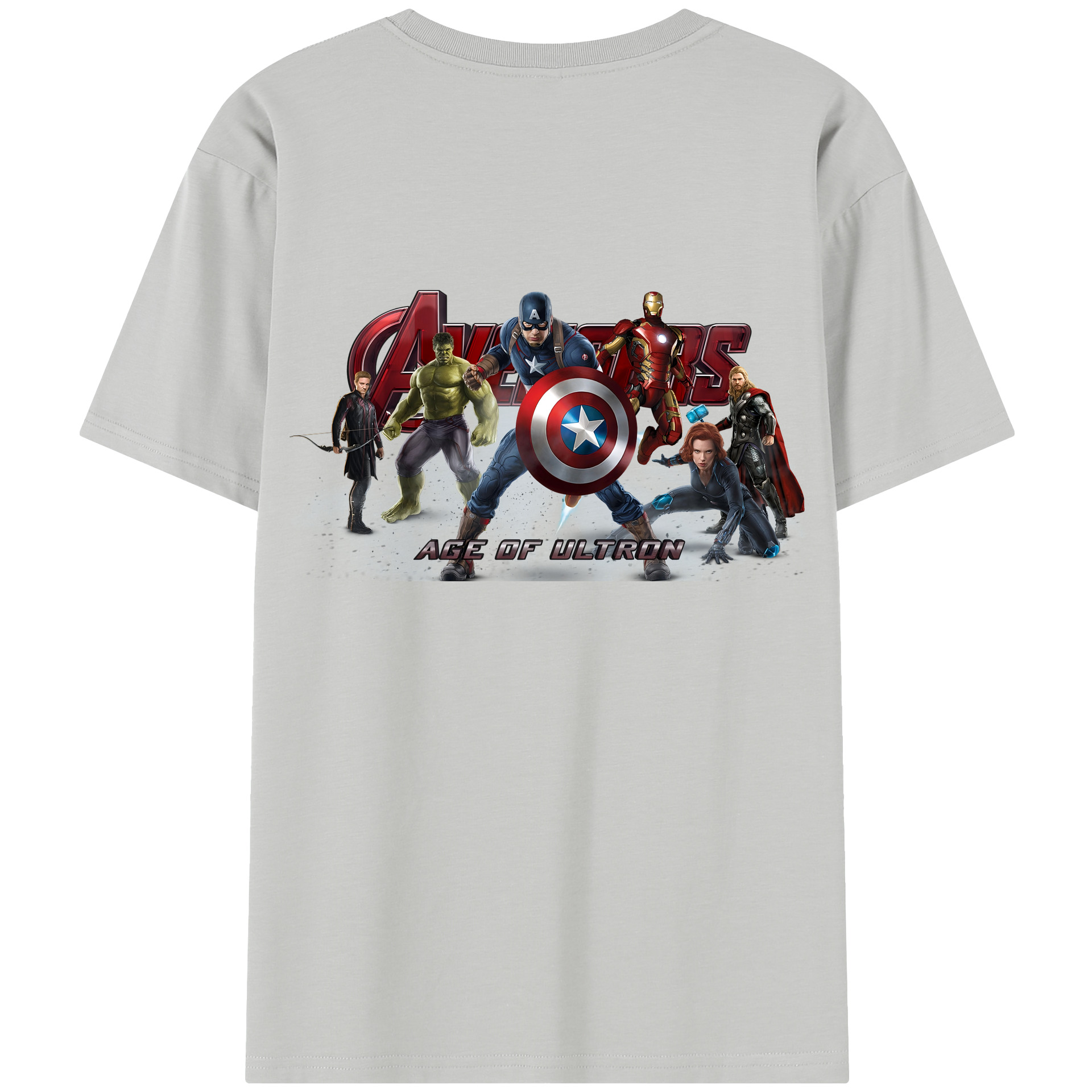 （画像用） アベンジャーズ The Avengers レディース半袖Tシャツ(バックプリント)
