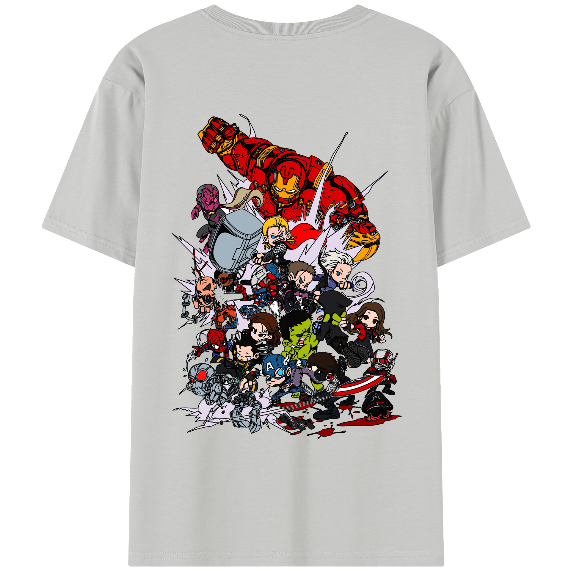 （画像用） アベンジャーズ The Avengers レディース半袖Tシャツ(バックプリント)