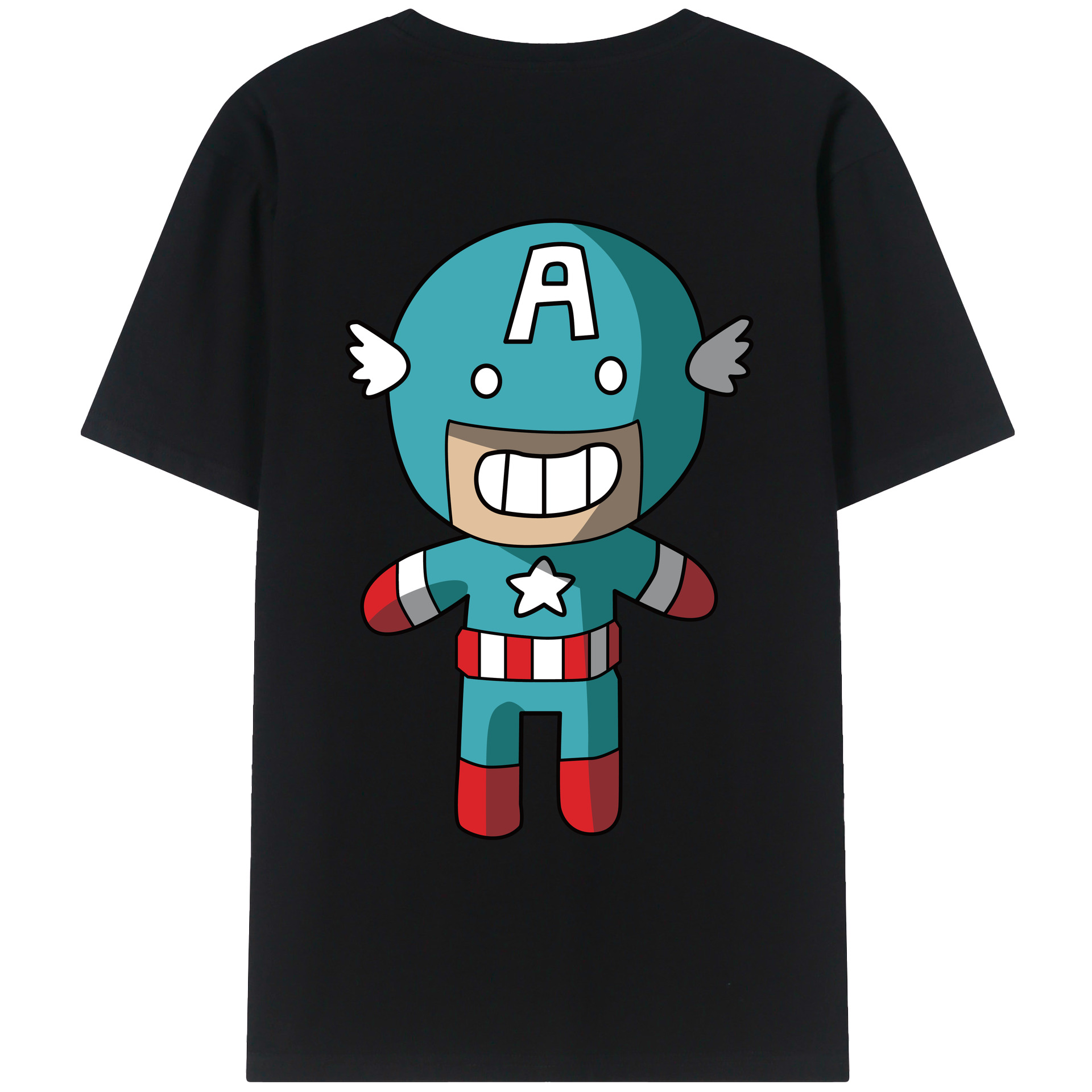 （画像用） アベンジャーズ The Avengers レディース半袖Tシャツ(バックプリント)