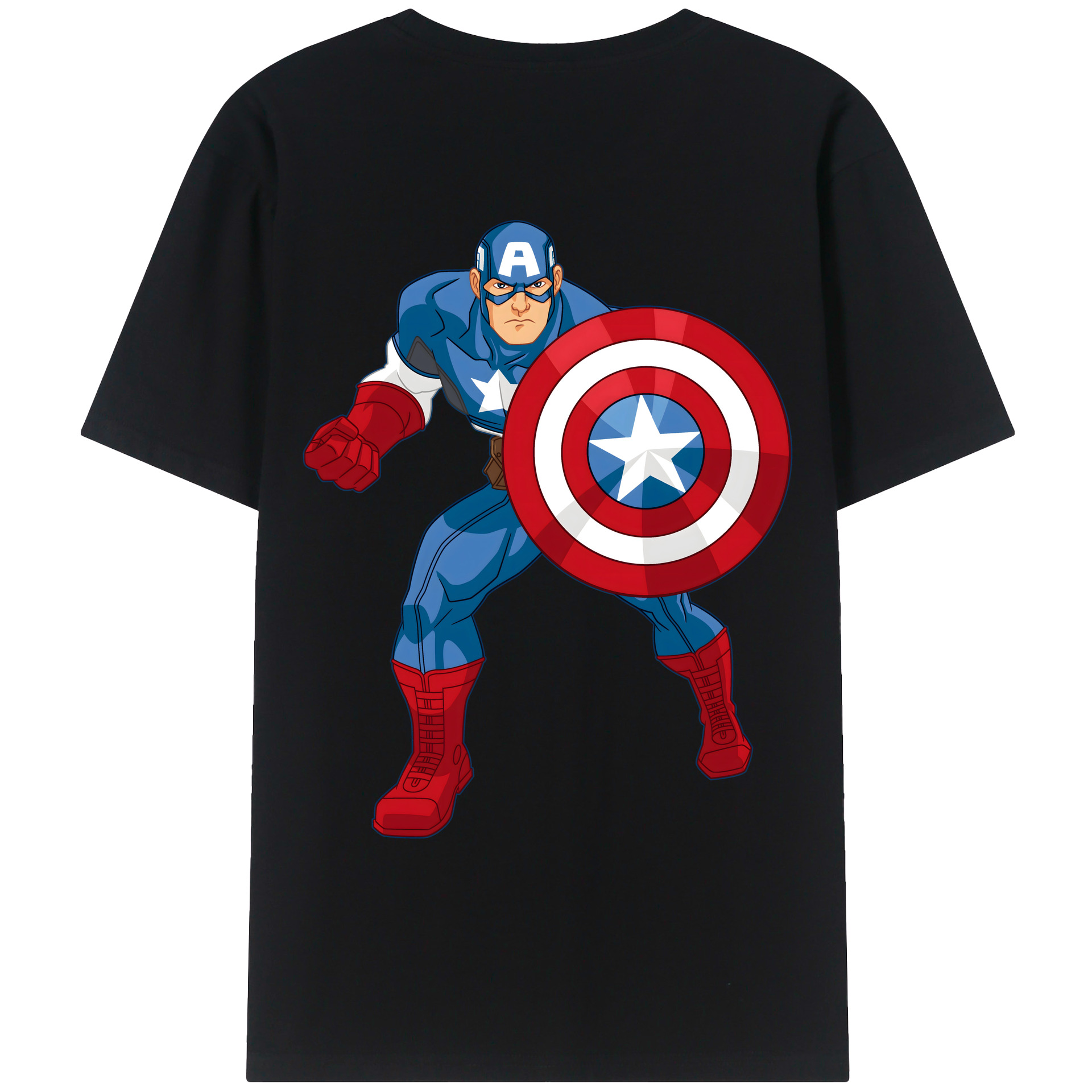 （画像用） アベンジャーズ The Avengers レディース半袖Tシャツ(バックプリント)