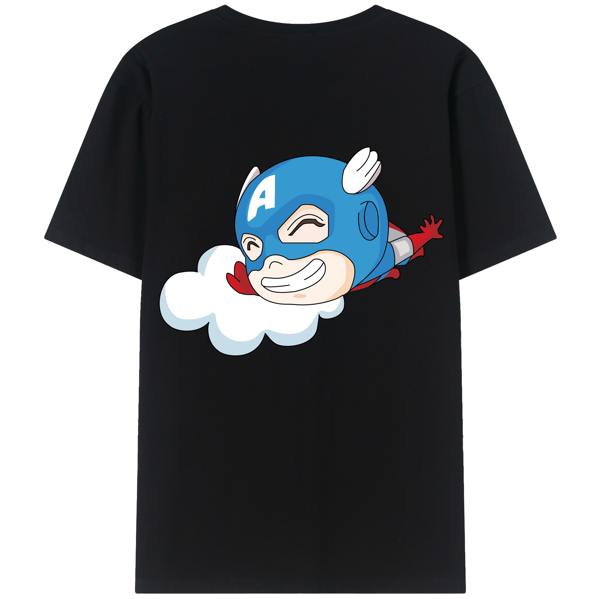（画像用） アベンジャーズ The Avengers レディース半袖Tシャツ(バックプリント)