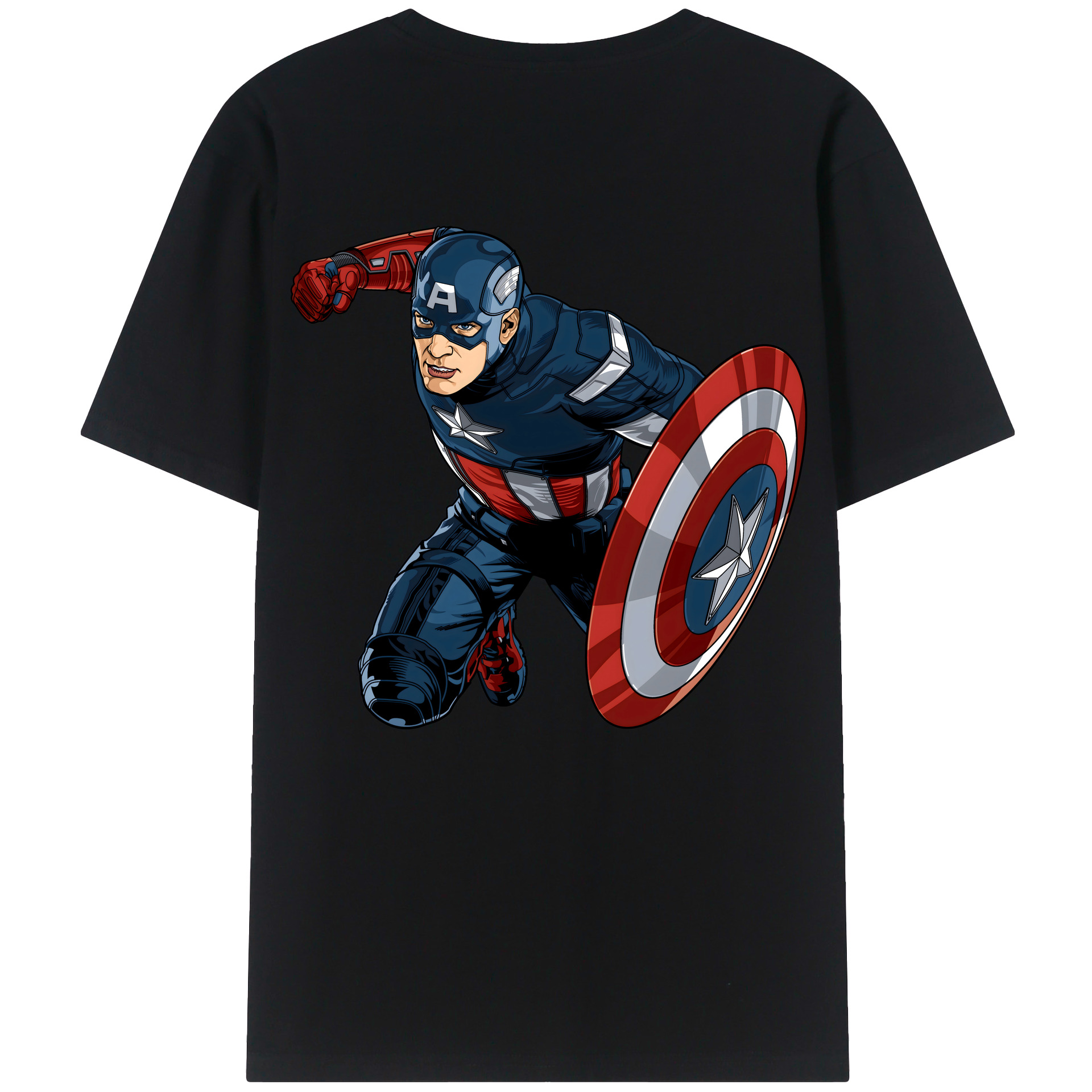 （画像用） アベンジャーズ The Avengers レディース半袖Tシャツ(バックプリント)