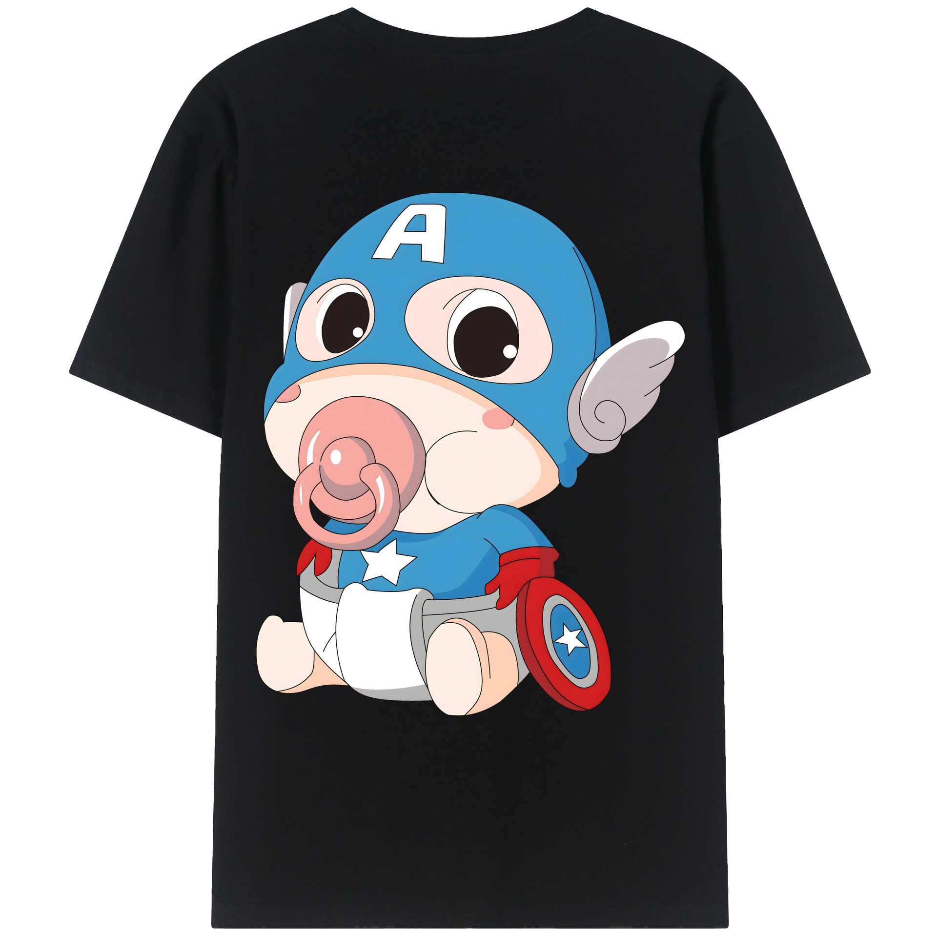（画像用） アベンジャーズ The Avengers レディース半袖Tシャツ(バックプリント)