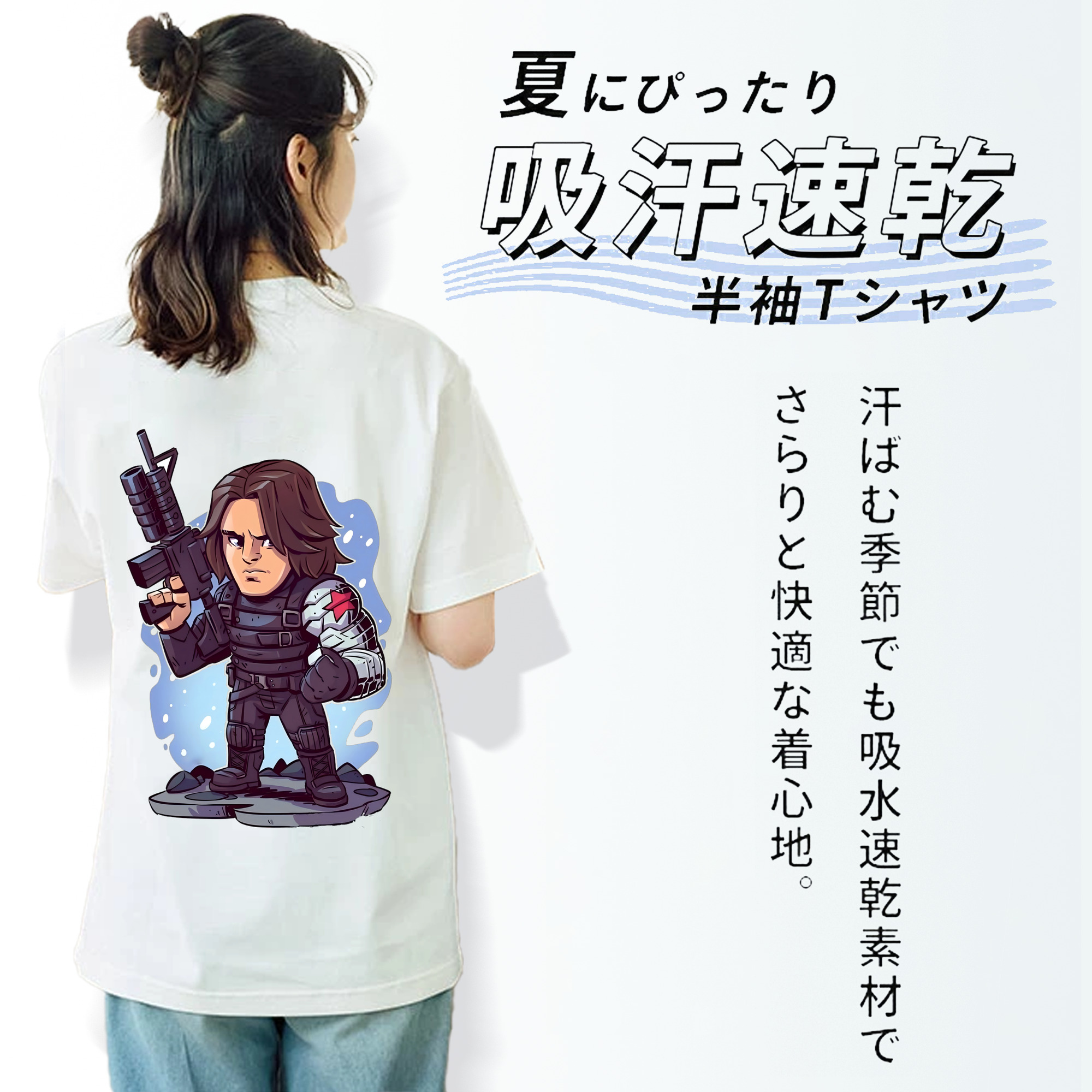 アベンジャーズ The Avengers レディース半袖Tシャツ(バックプリント)