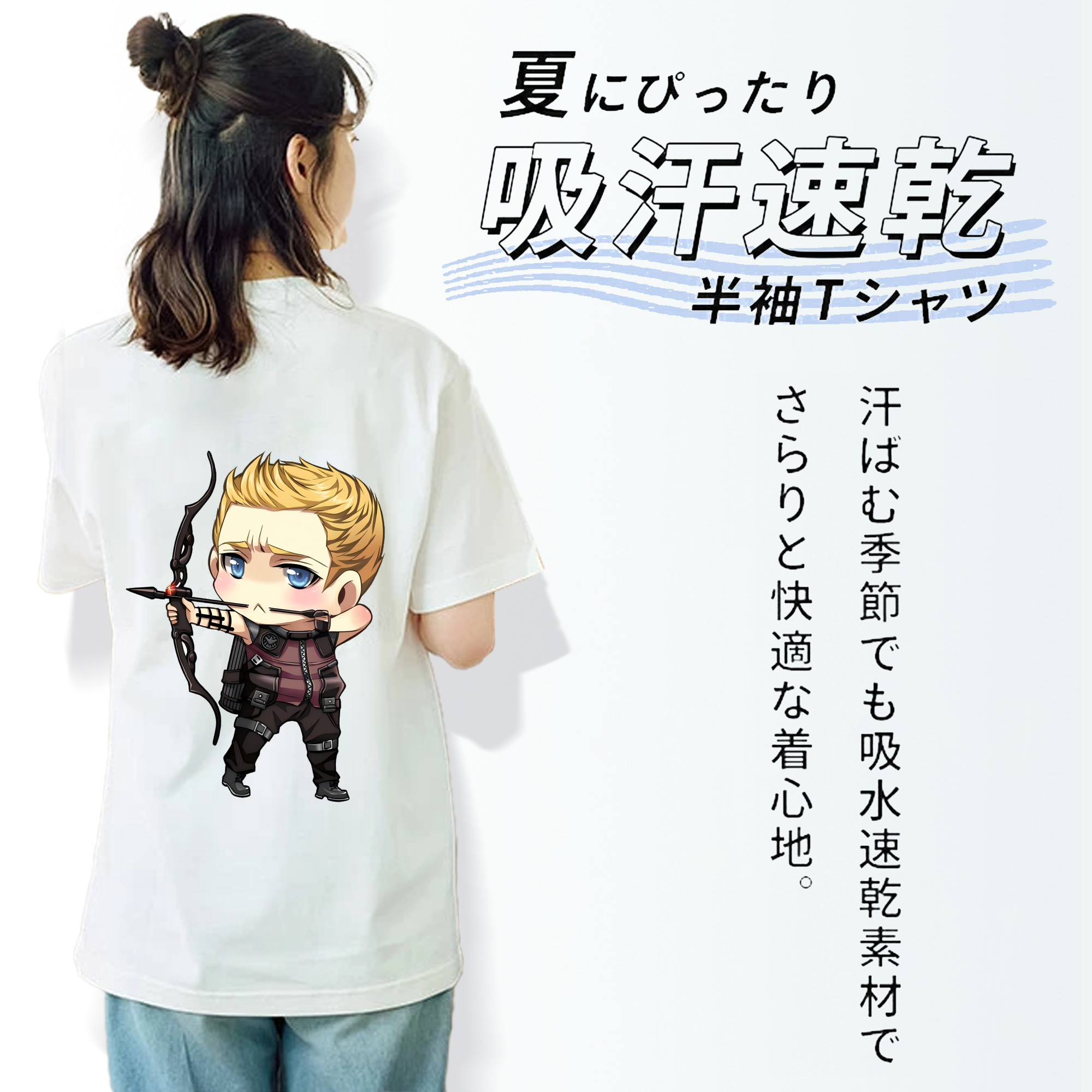アベンジャーズ The Avengers レディース半袖Tシャツ(バックプリント)