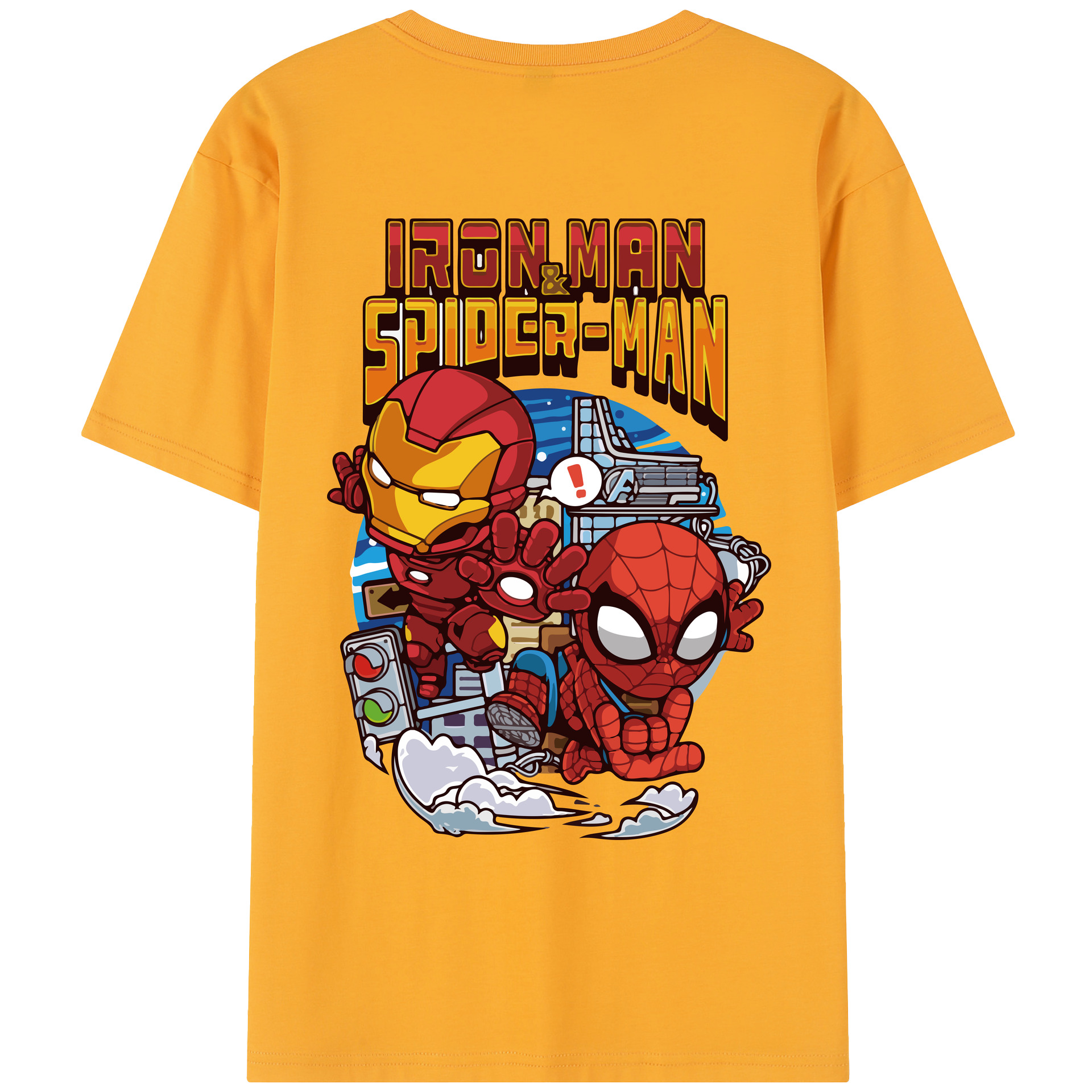 （画像用） アベンジャーズ The Avengers レディース半袖Tシャツ(バックプリント)