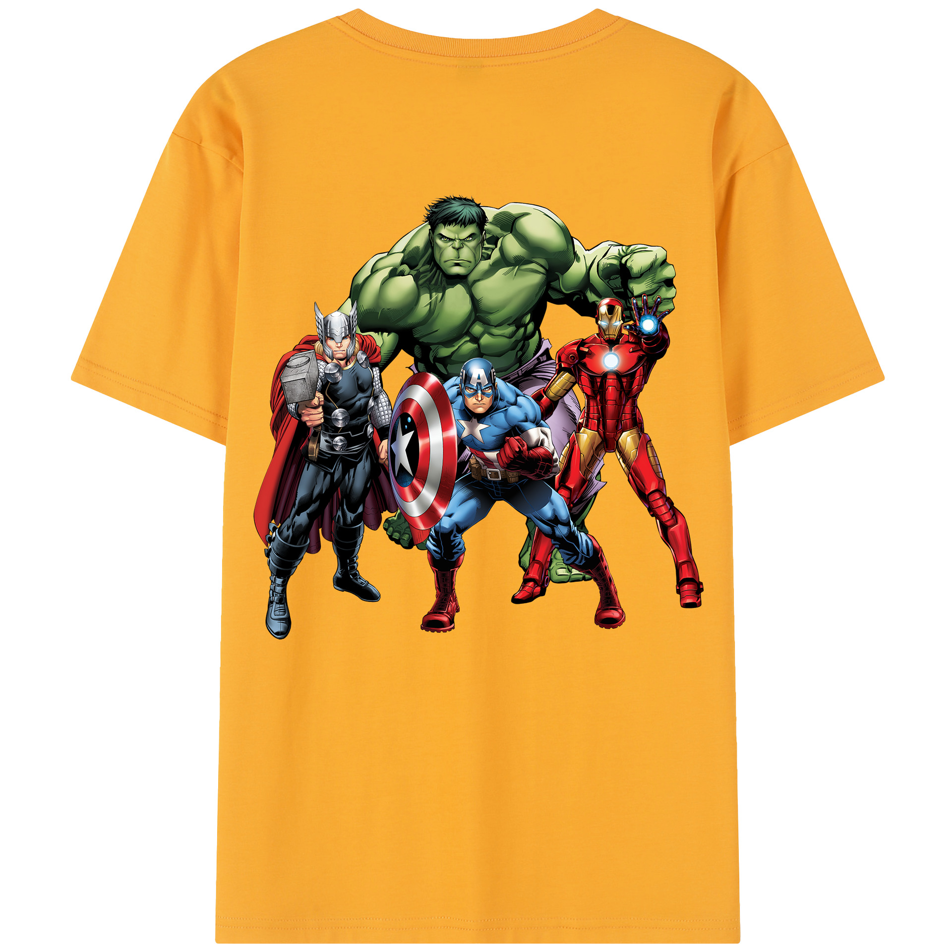 （画像用） アベンジャーズ The Avengers レディース半袖Tシャツ(バックプリント)