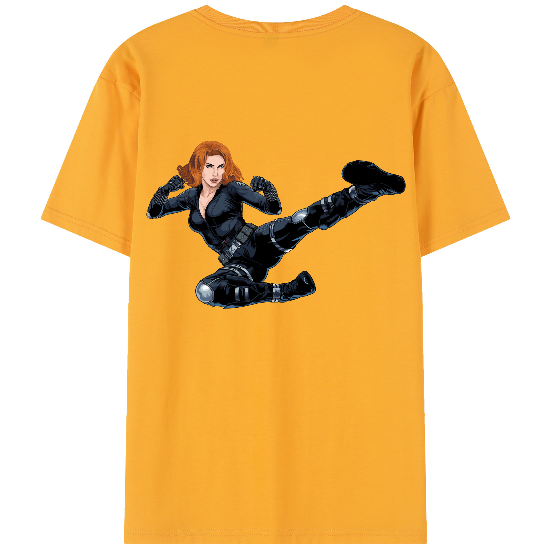 （画像用） アベンジャーズ The Avengers レディース半袖Tシャツ(バックプリント)
