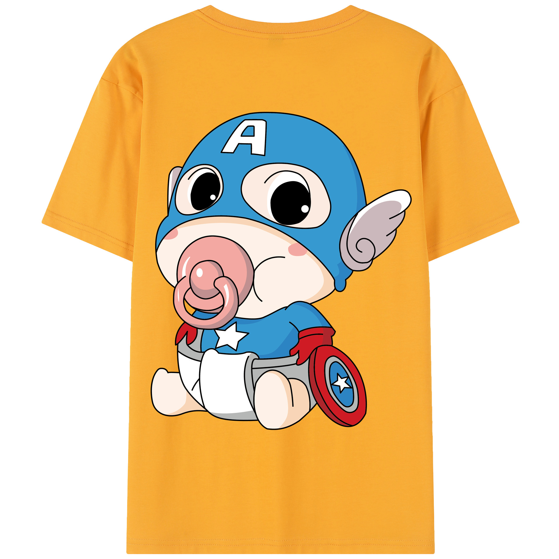 （画像用） アベンジャーズ The Avengers レディース半袖Tシャツ(バックプリント)