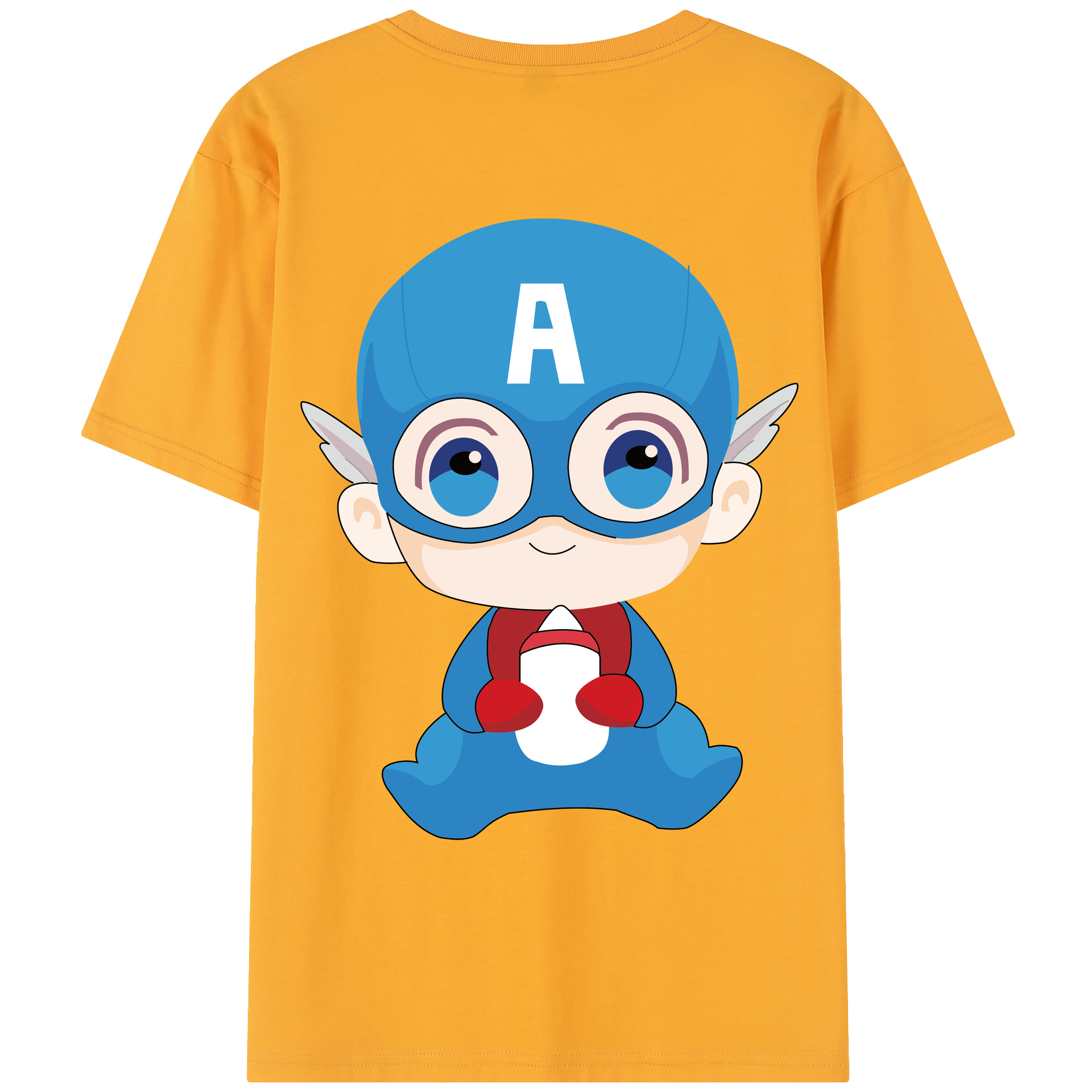 （画像用） アベンジャーズ The Avengers レディース半袖Tシャツ(バックプリント)