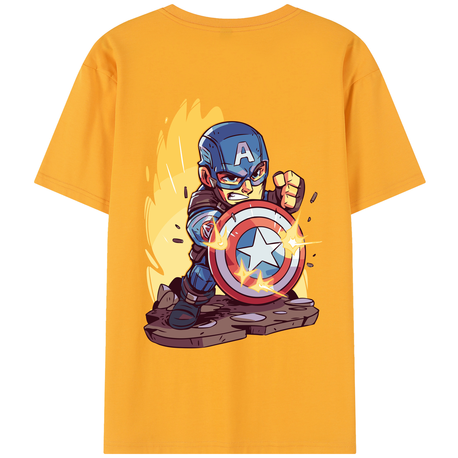 （画像用） アベンジャーズ The Avengers レディース半袖Tシャツ(バックプリント)