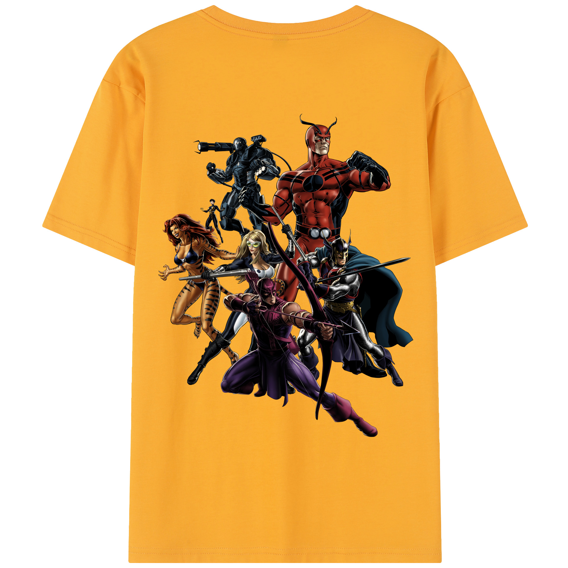 （画像用） アベンジャーズ The Avengers レディース半袖Tシャツ(バックプリント)