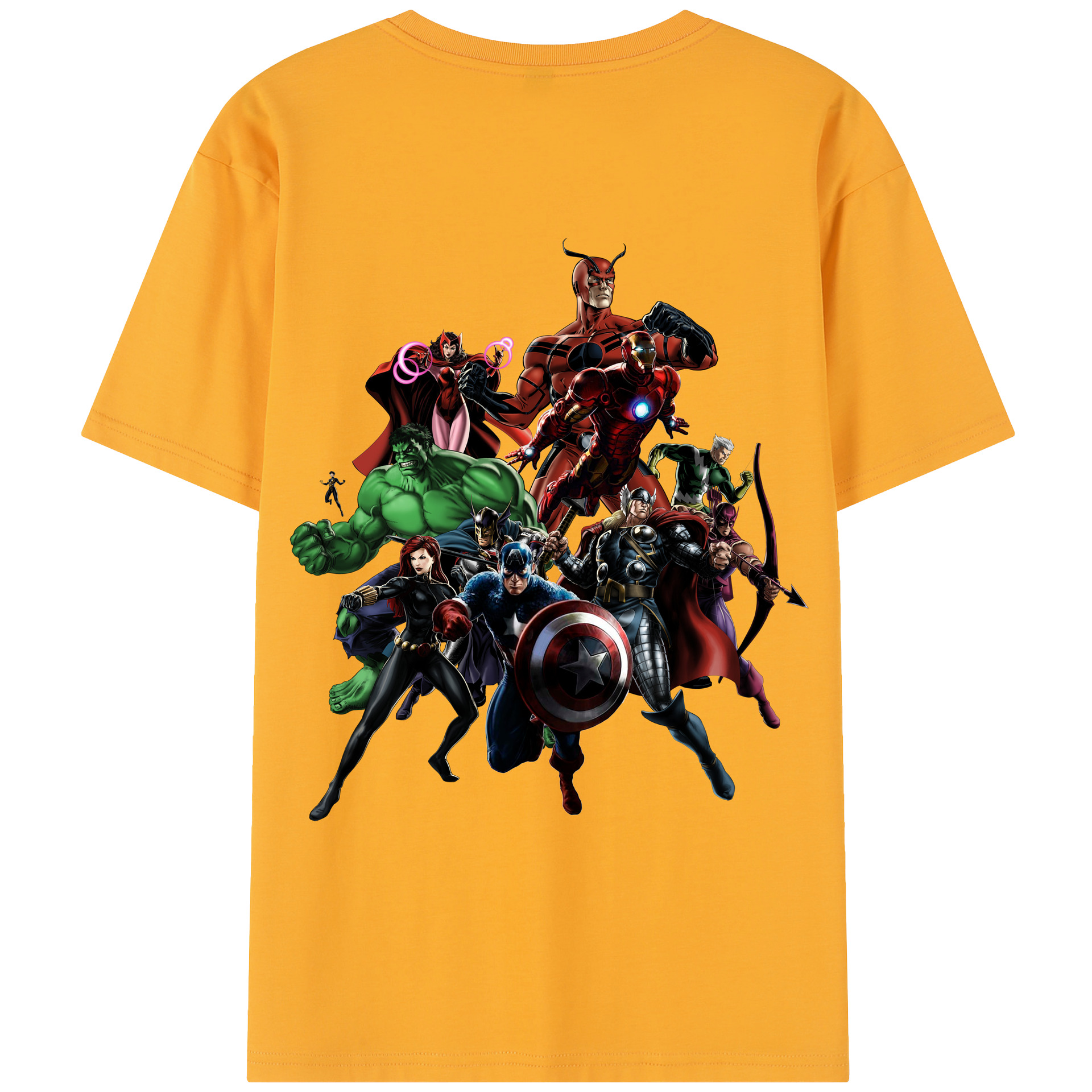 （画像用） アベンジャーズ The Avengers レディース半袖Tシャツ(バックプリント)