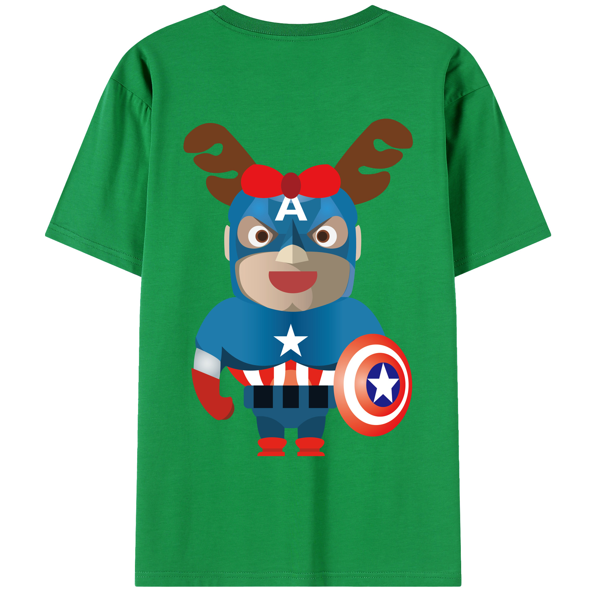 （画像用） アベンジャーズ The Avengers レディース半袖Tシャツ(バックプリント)