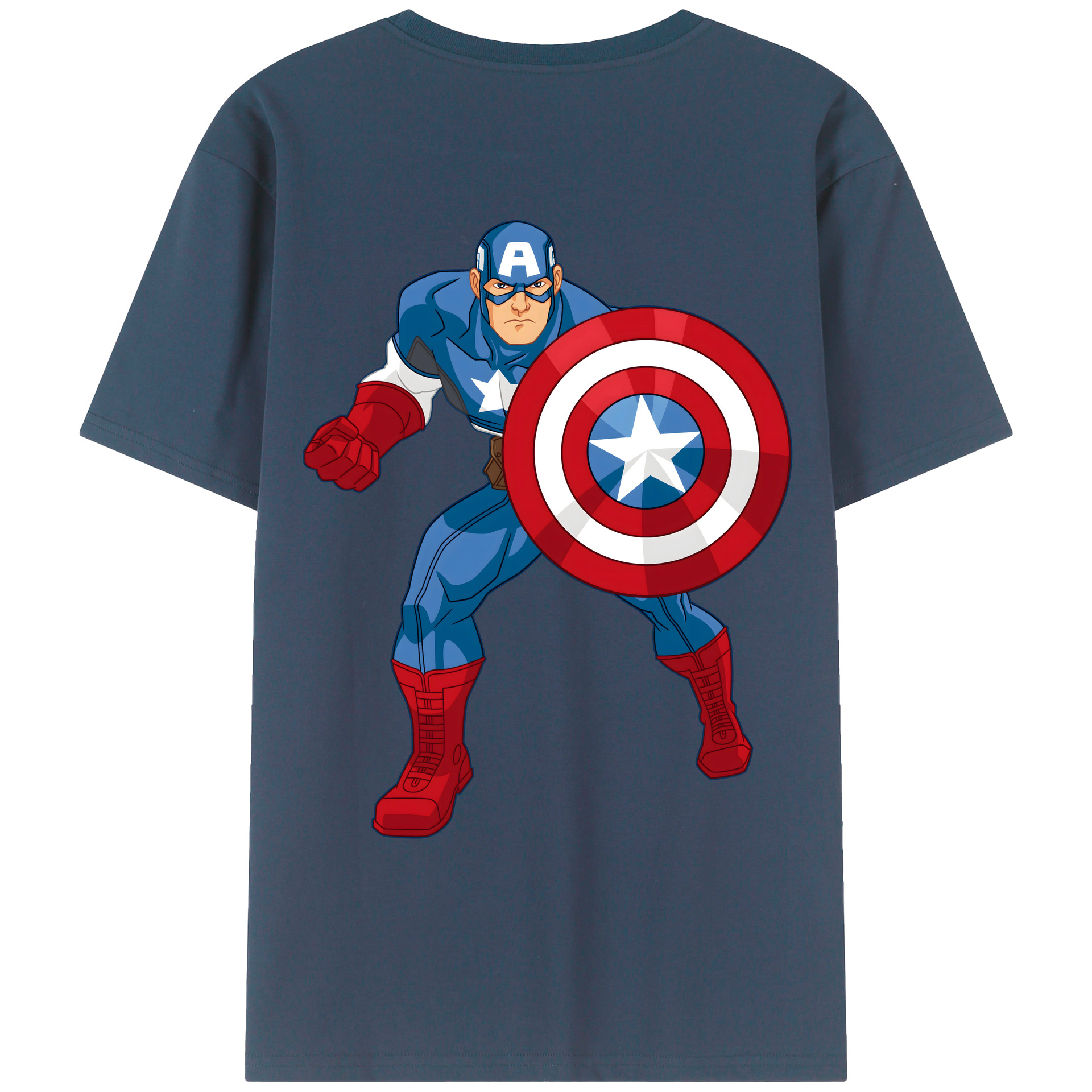 （画像用） アベンジャーズ The Avengers レディース半袖Tシャツ(バックプリント)
