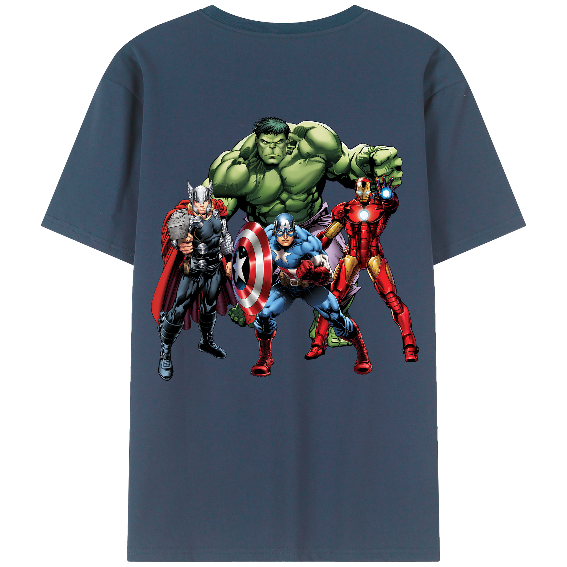 （画像用） アベンジャーズ The Avengers レディース半袖Tシャツ(バックプリント)