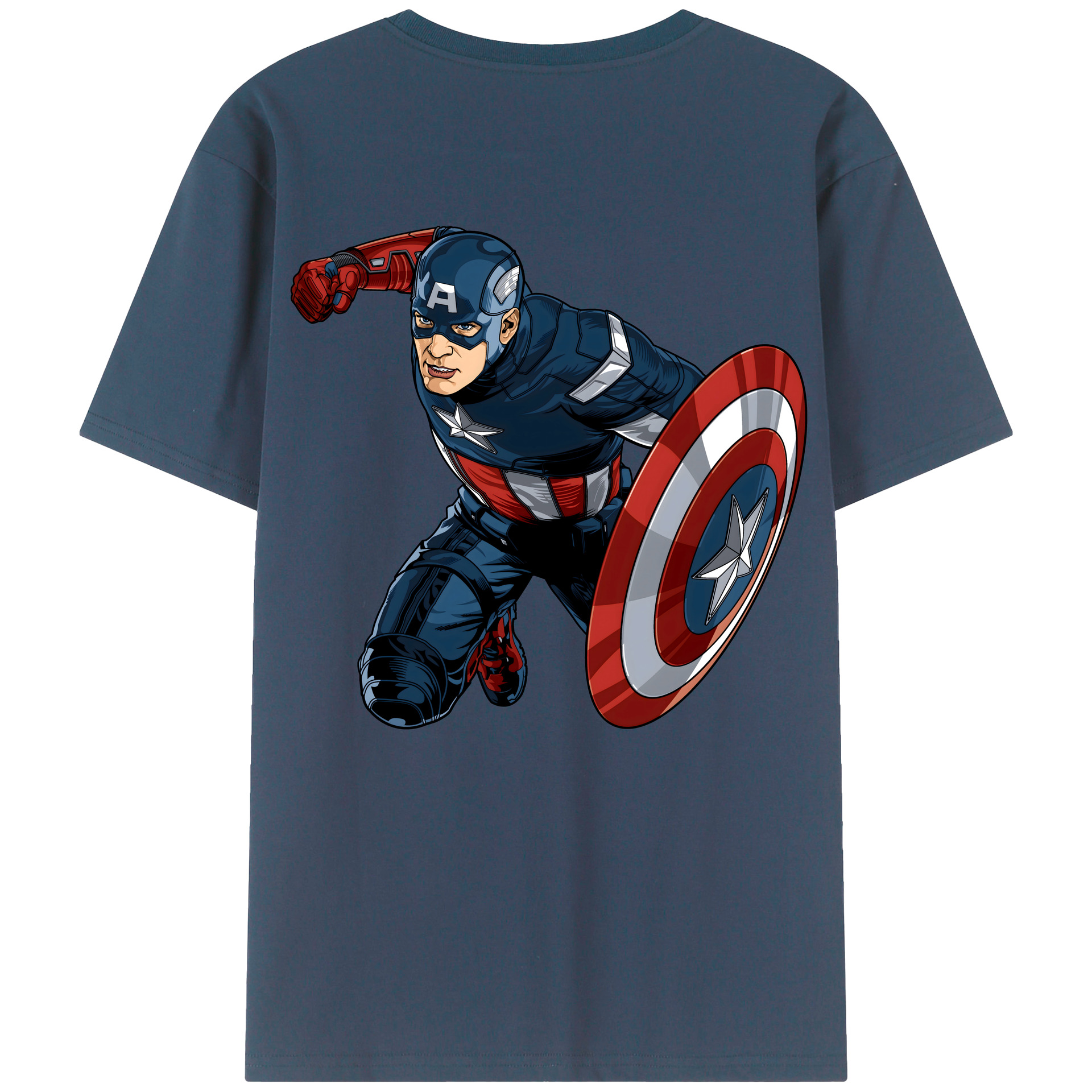 （画像用） アベンジャーズ The Avengers レディース半袖Tシャツ(バックプリント)
