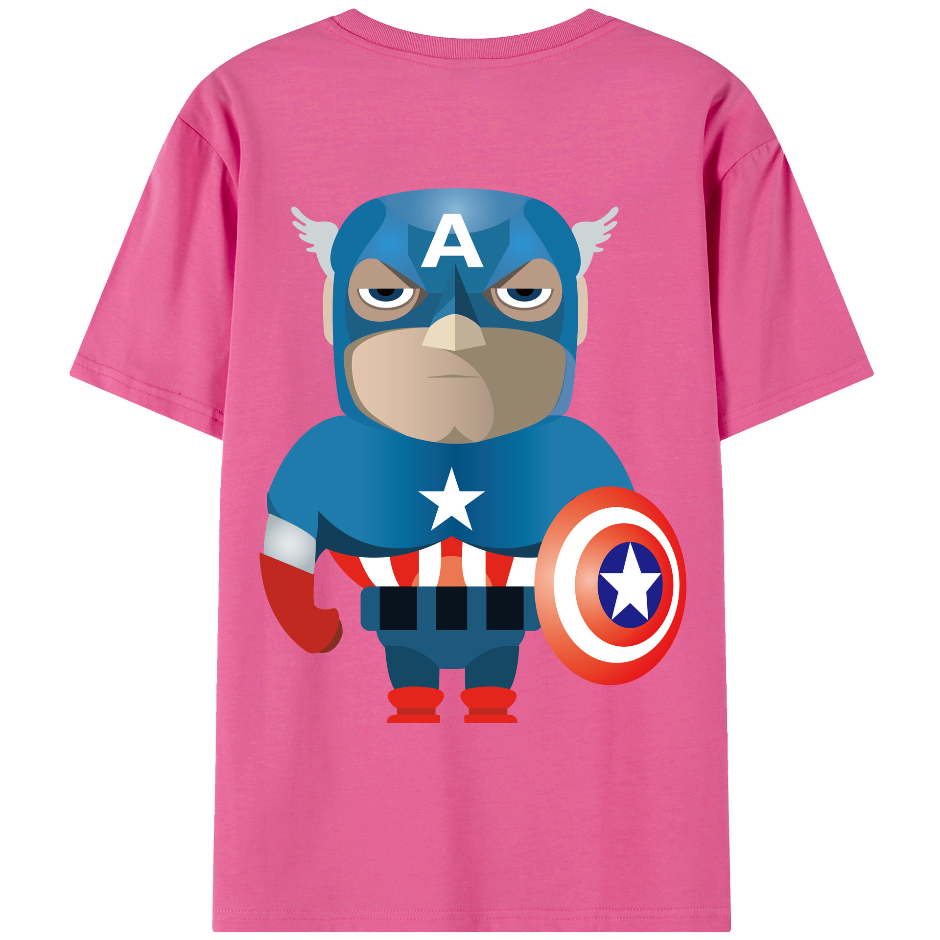 （画像用） アベンジャーズ The Avengers レディース半袖Tシャツ(バックプリント)