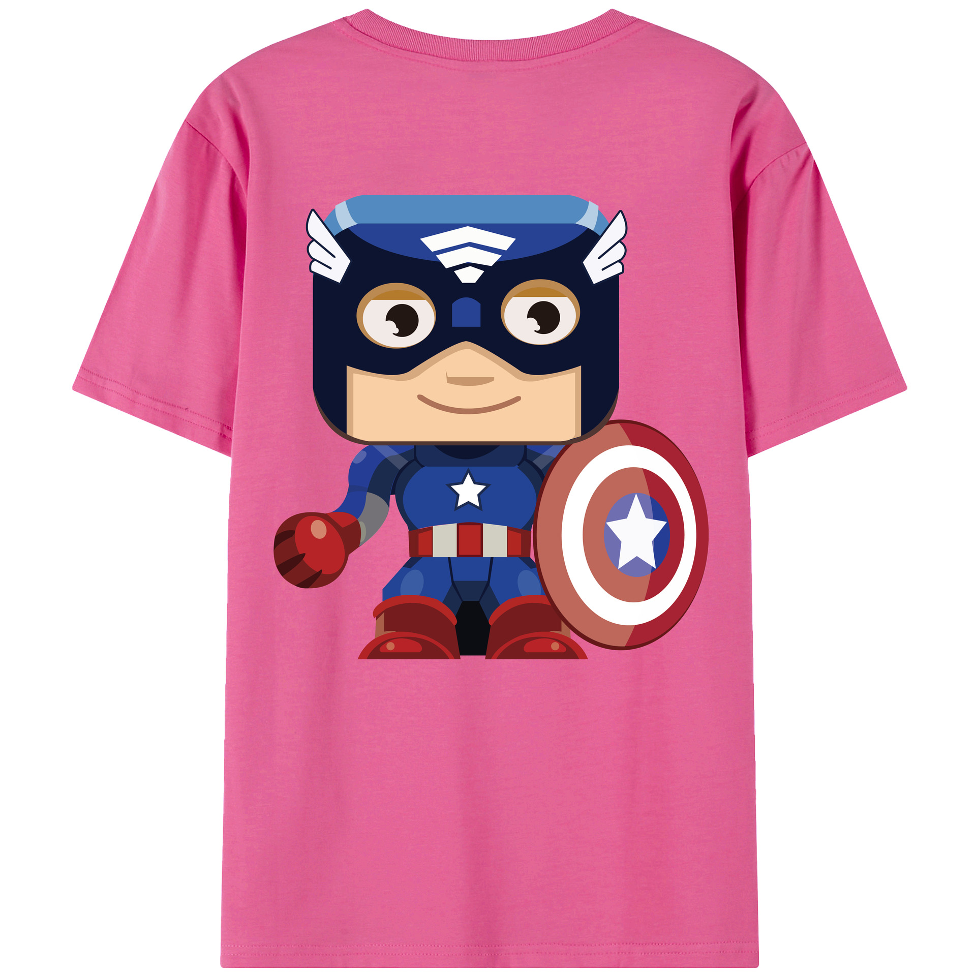 （画像用） アベンジャーズ The Avengers レディース半袖Tシャツ(バックプリント)