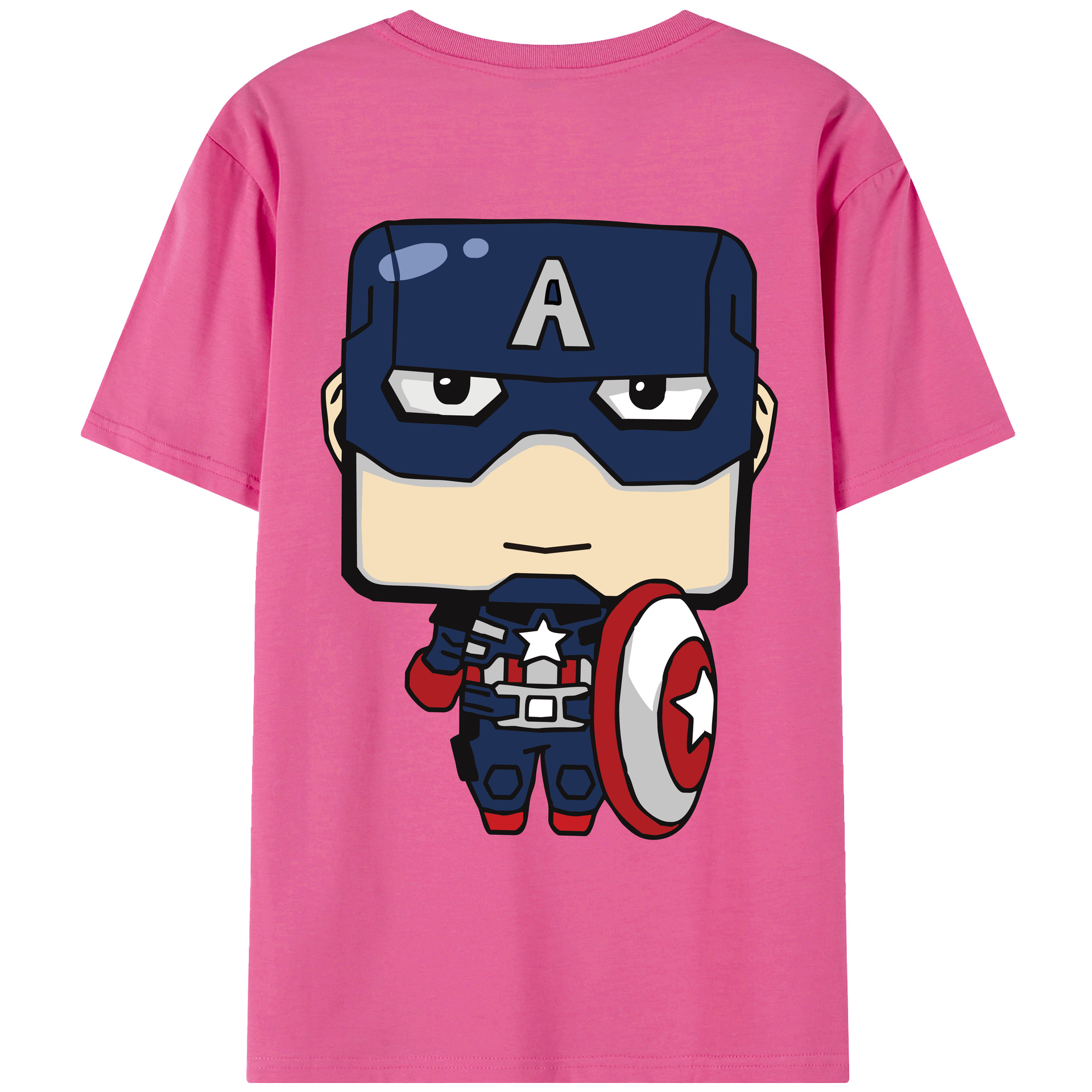 （画像用） アベンジャーズ The Avengers レディース半袖Tシャツ(バックプリント)