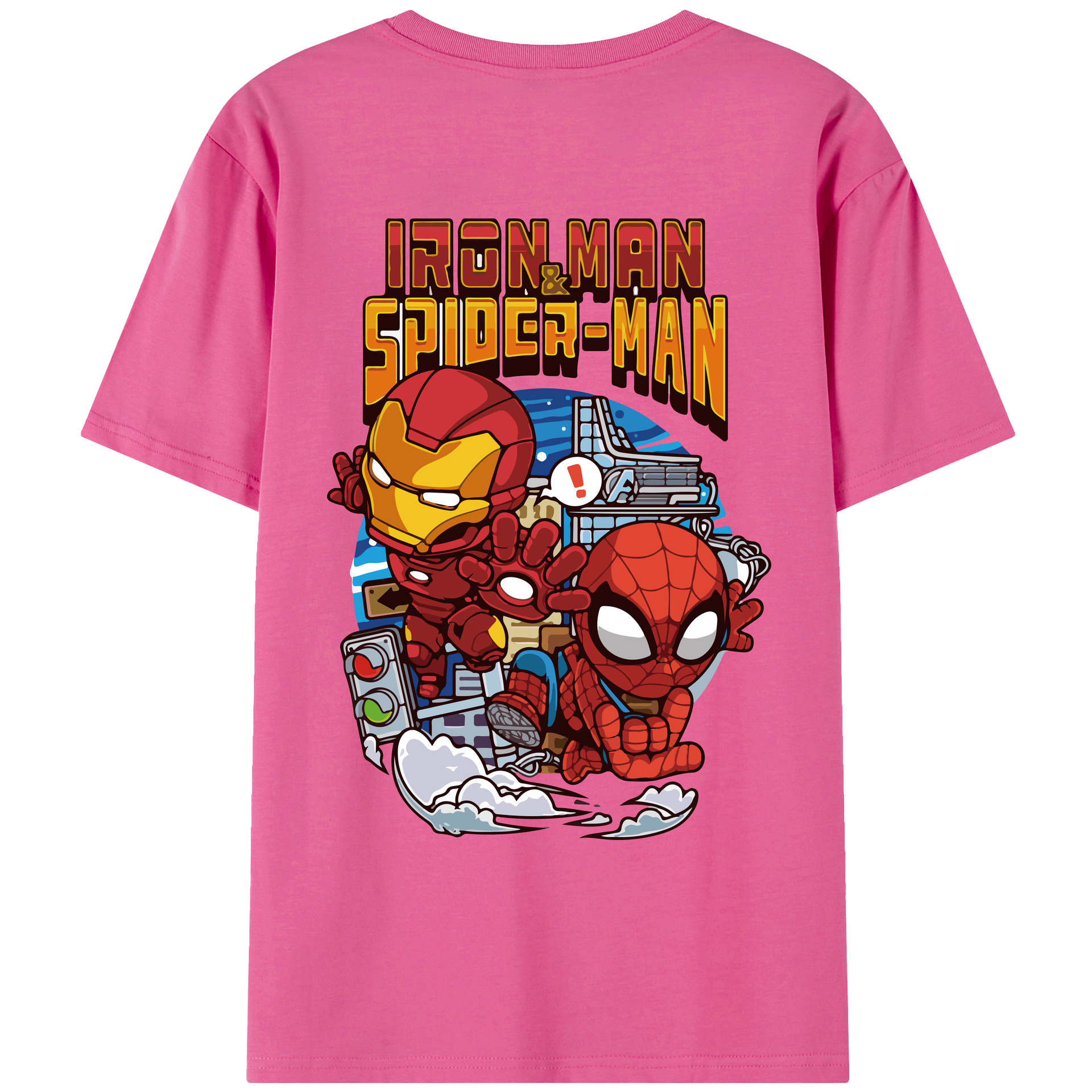 （画像用） アベンジャーズ The Avengers レディース半袖Tシャツ(バックプリント)