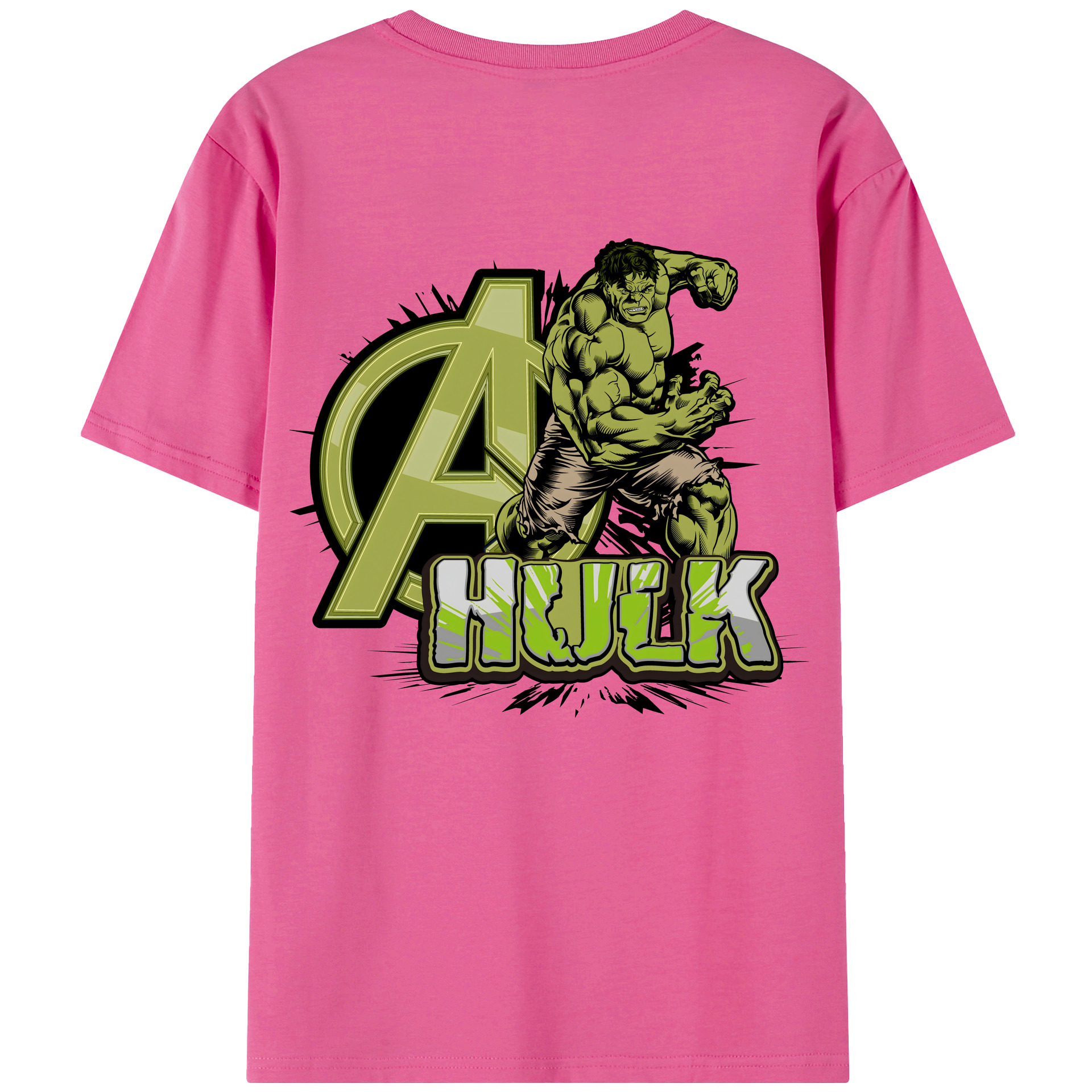 （画像用） アベンジャーズ The Avengers レディース半袖Tシャツ(バックプリント)